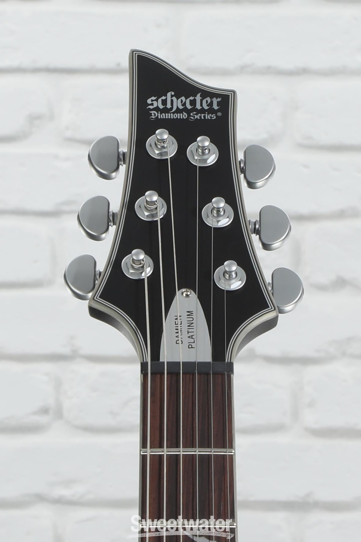 Amazon.com: Schecter Damien Platinum 6 with Floyd Rose