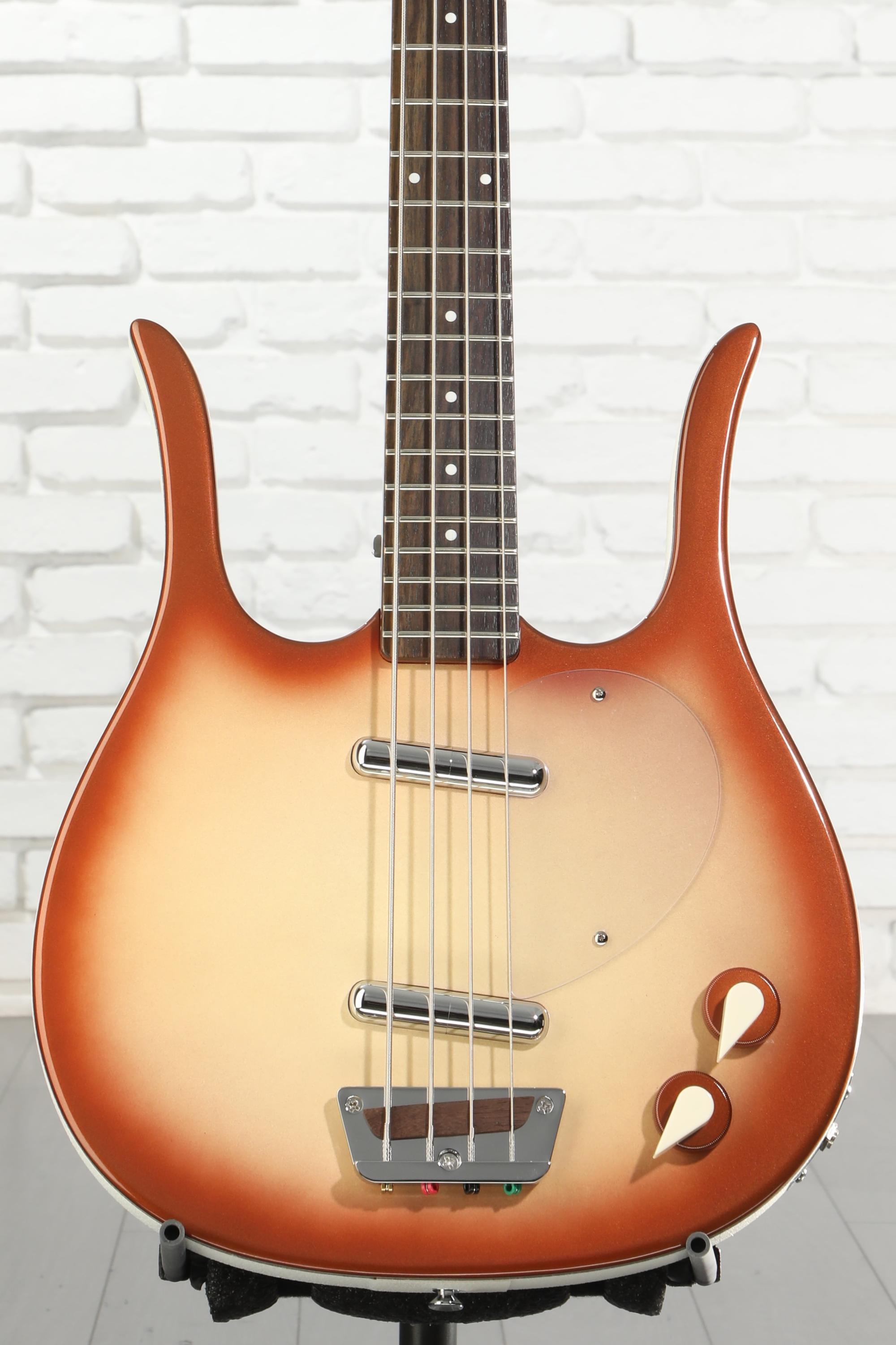 Danelectro Longhorn Bass Guitar - Copper Burst | Sweetwater