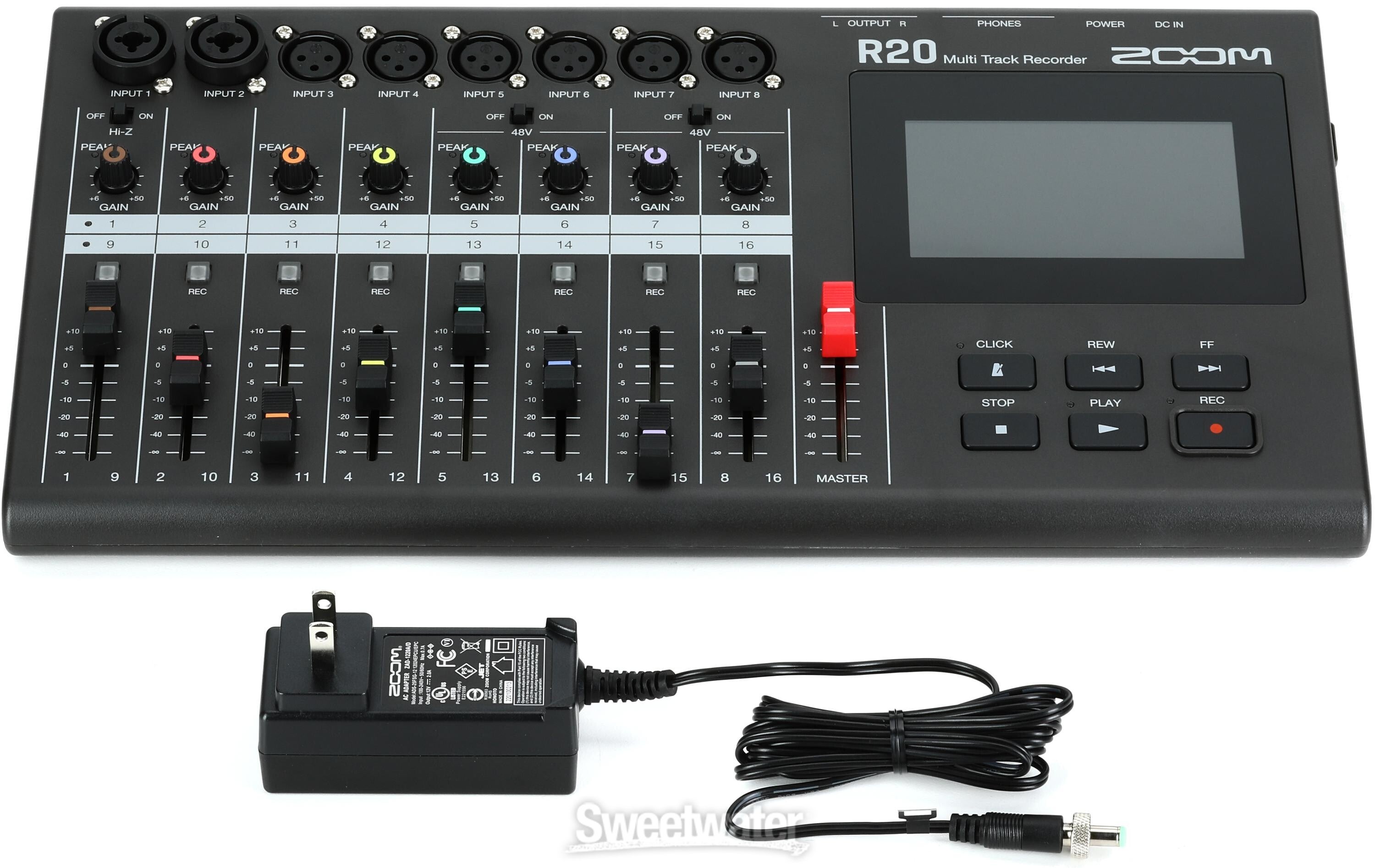 Zoom R20 16-track Recorder / Interface / Controller Workstation