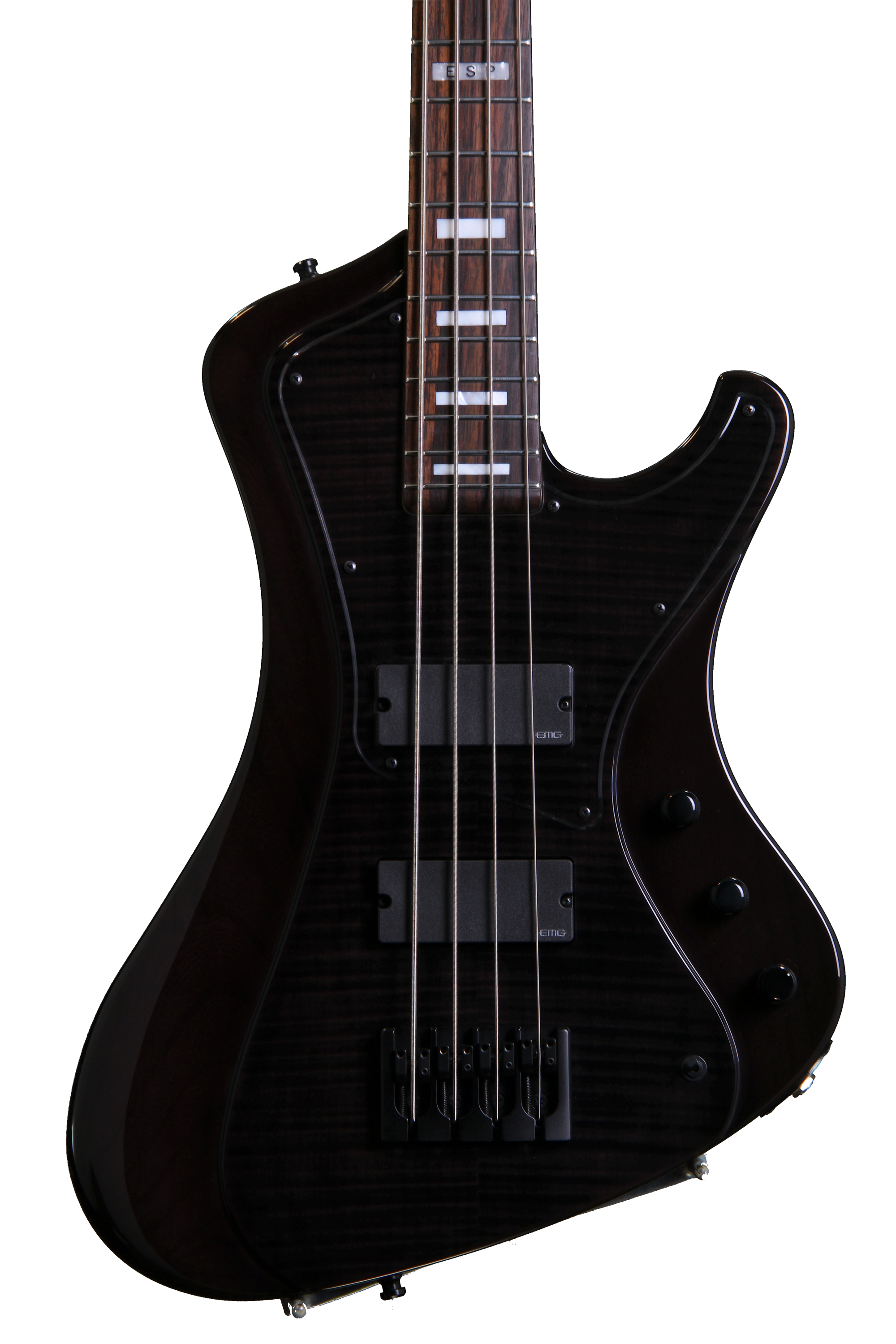 ESP E-II Stream - Flamed Maple, See Thru Black | Sweetwater