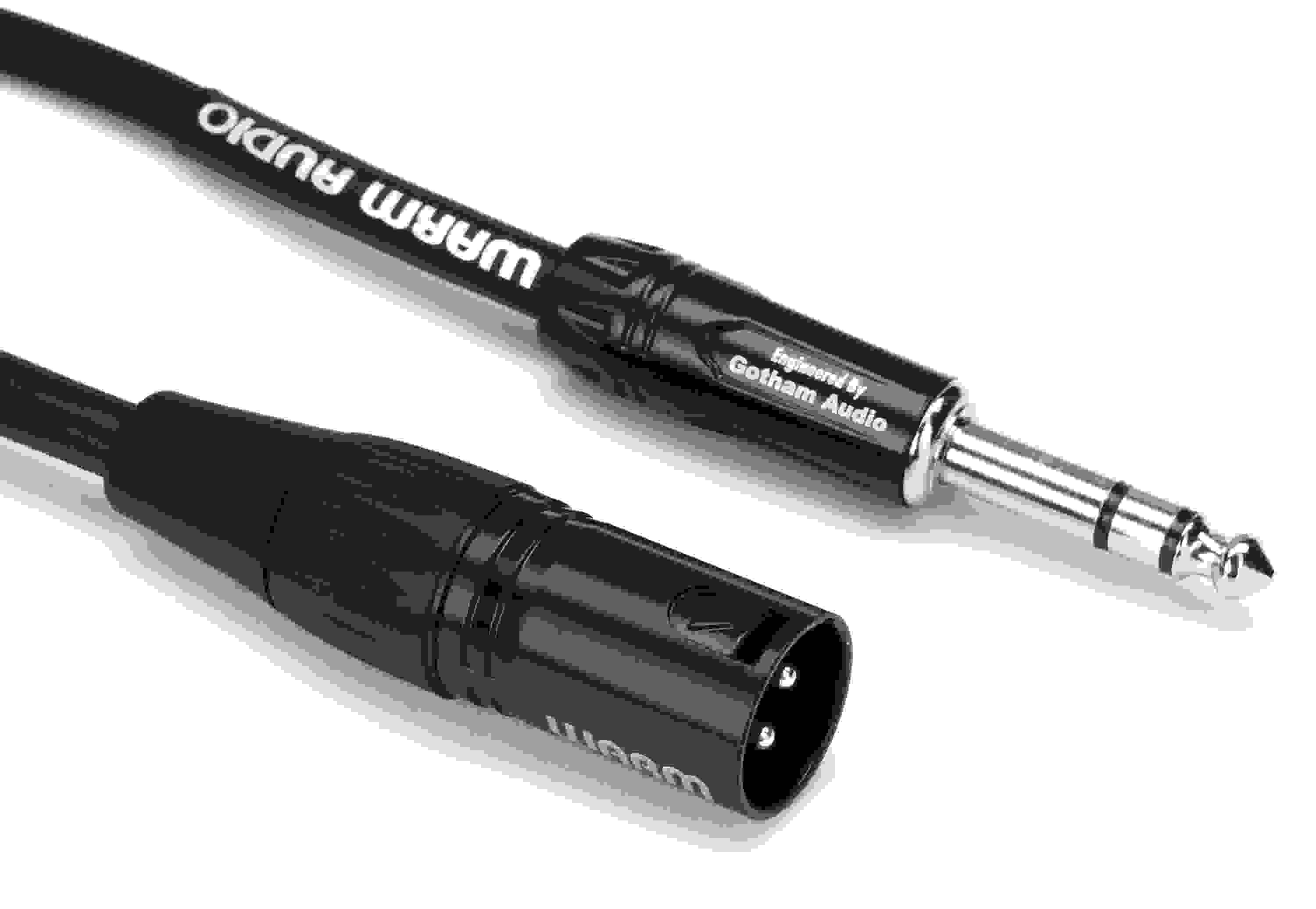 Warm Audio Pro Silver XLR Male to TRS Male Cable - 3-foot