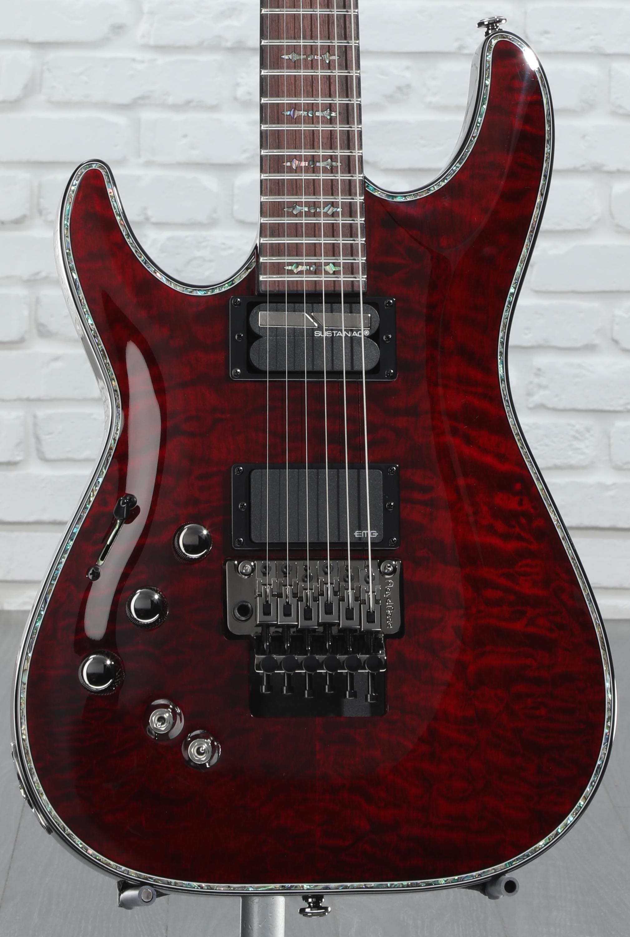 Schecter Hellraiser C-1 FR-S Left-handed - Black Cherry