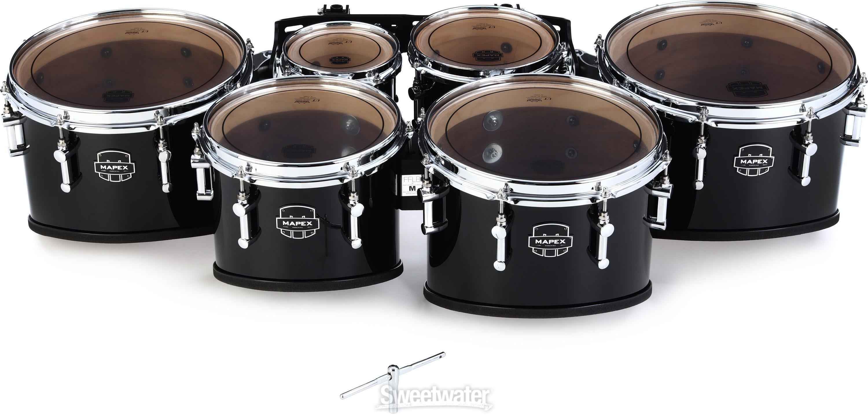 Mapex Quantum Mark II California Cut Marching Tenor Drum Sextet
