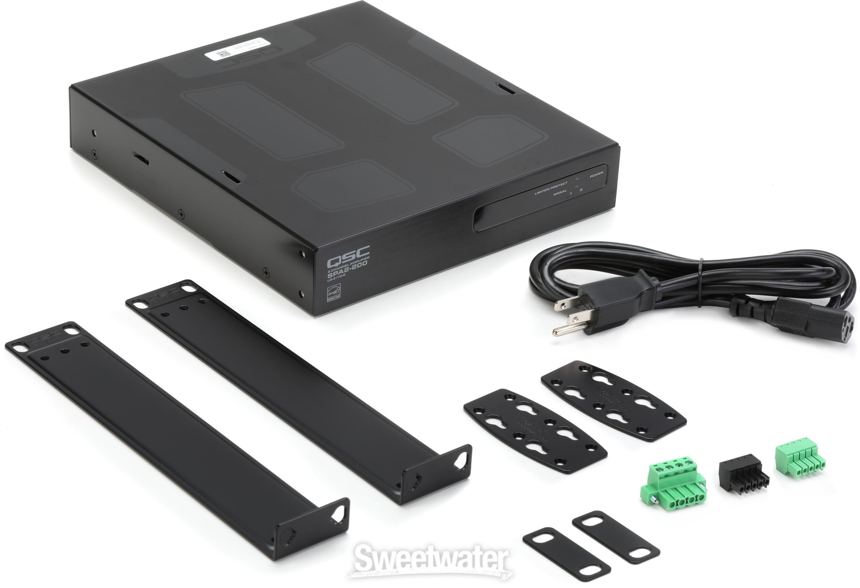 【相場約14万円！】QSC SPA2-200 200W×2ch QSC SPA2-200 200W 2-channel 70V Power Amplifier | Sweetwater
