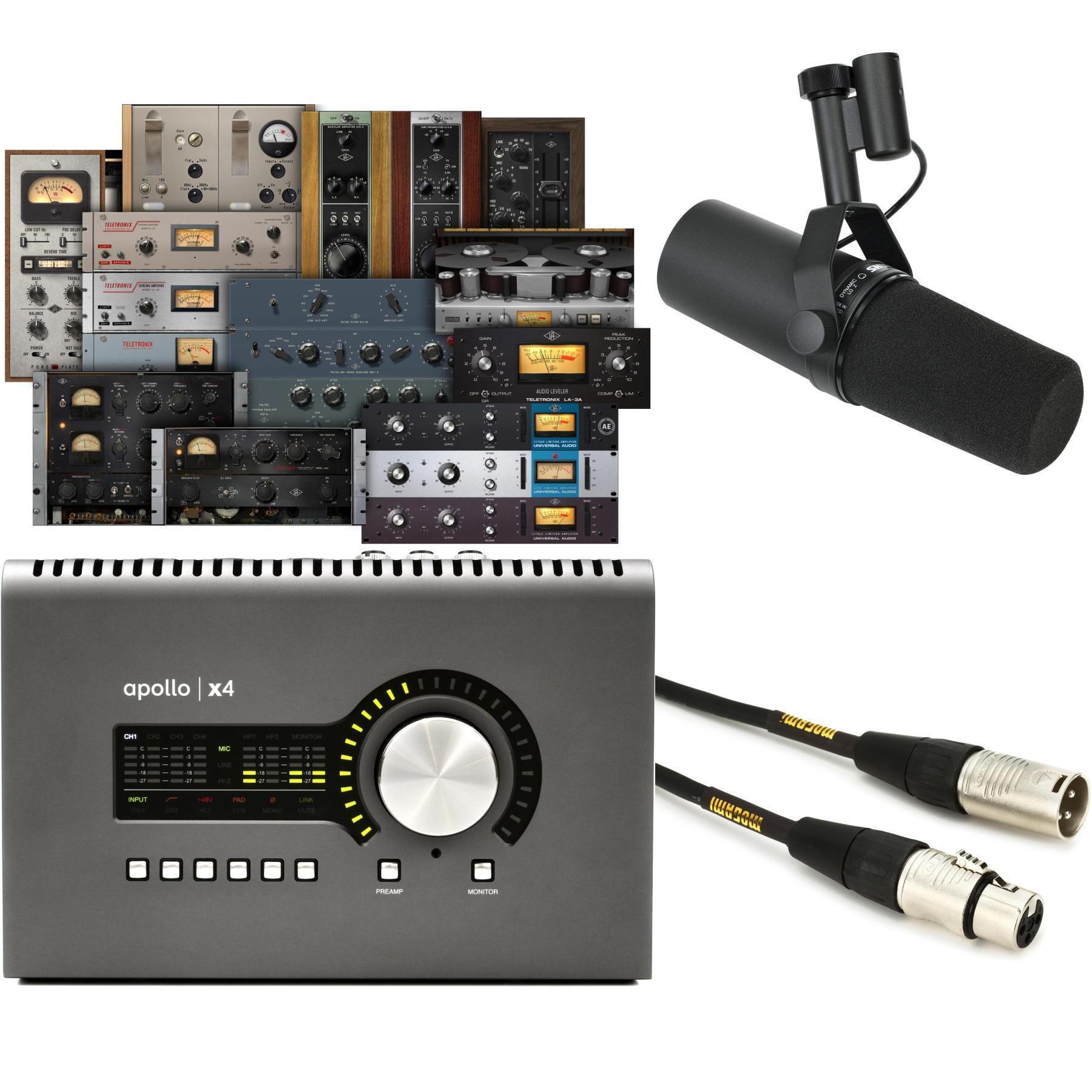Shure SM7B Dynamic Microphone and CL-1 Cloudlifter Kit with