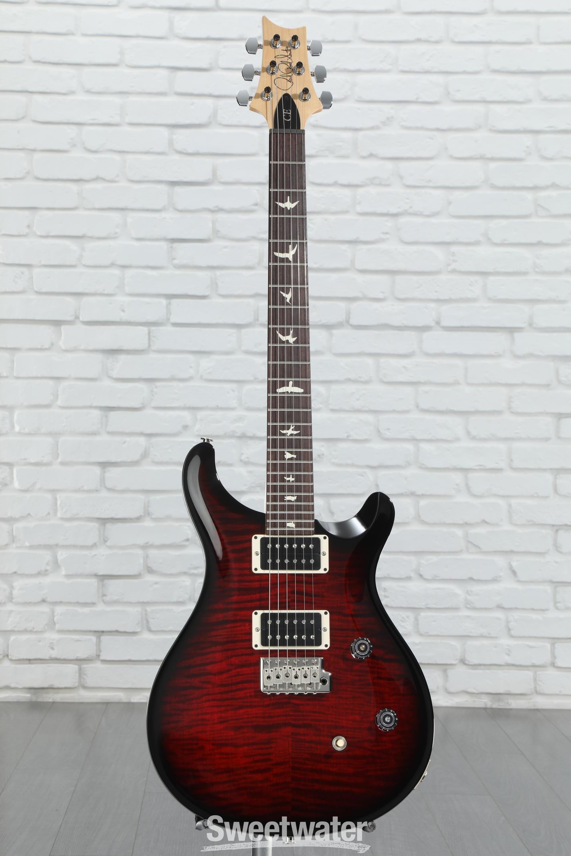ギター 2014 PRS CUSTOM24 10TOP GRAY BLACK PRS CE 24 Electric Guitar - Black Top | Sweetwater
