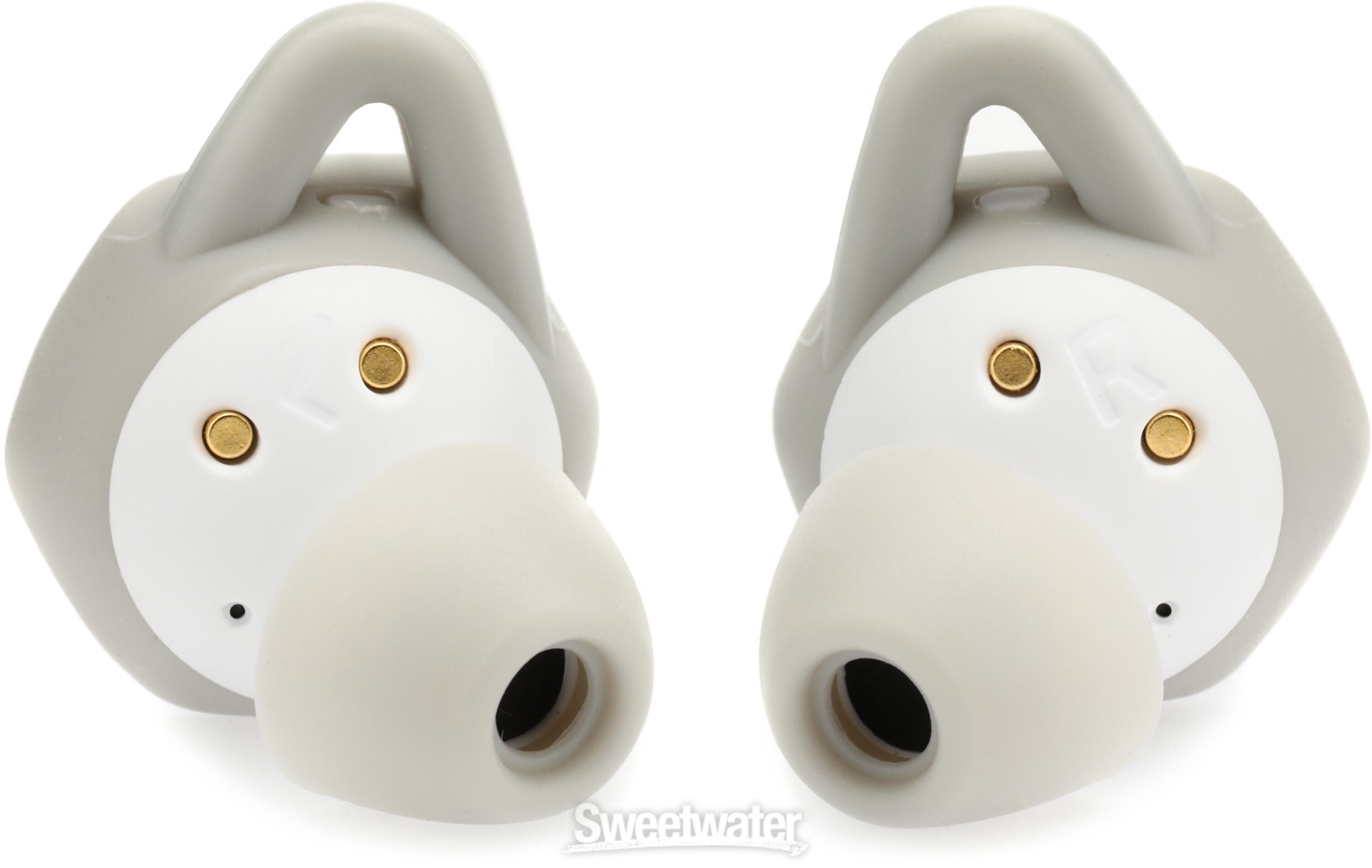 V-Moda Hexamove Pro Wireless Earbuds - White | Sweetwater
