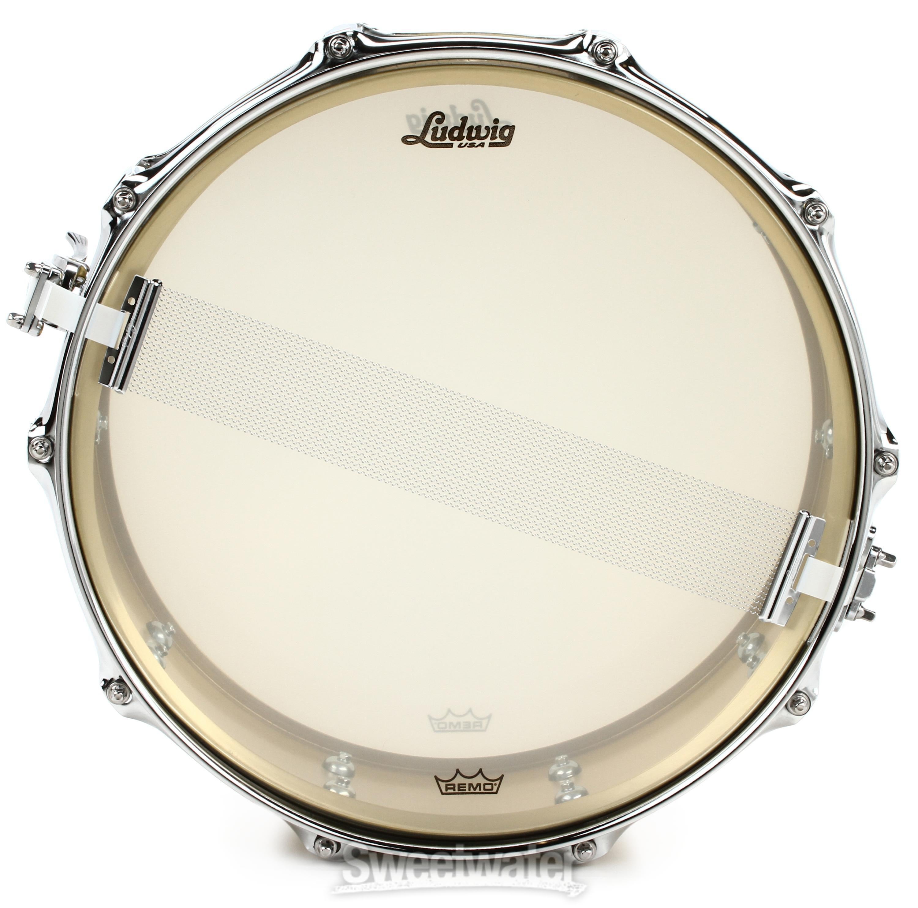 Ludwig heirloom online brass snare