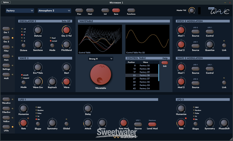 Waldorf Microwave 1 Hybrid Synthesizer Plug-in | Sweetwater