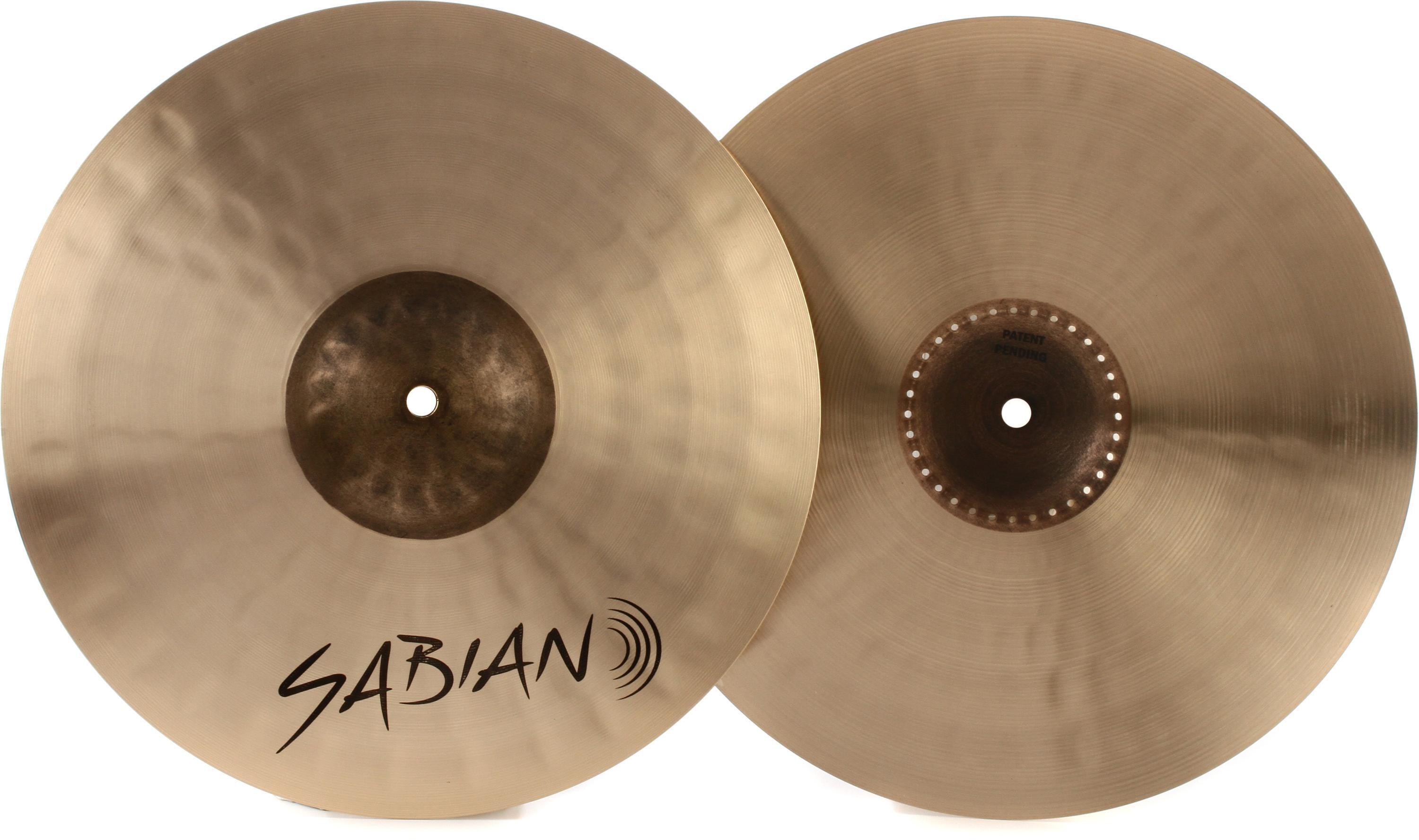 Sabian 14 inch AAX Freq Hi-hat Cymbals | Sweetwater