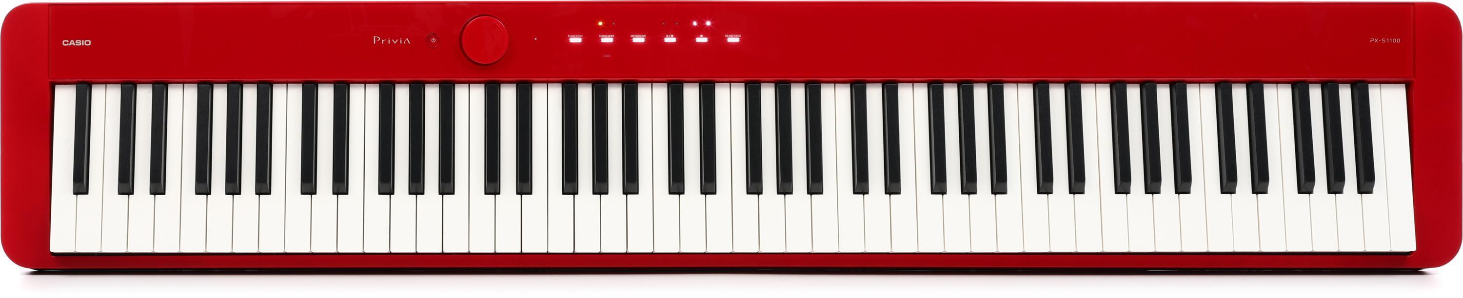 Casio Privia PX-S1100 Digital Piano - Red | Sweetwater