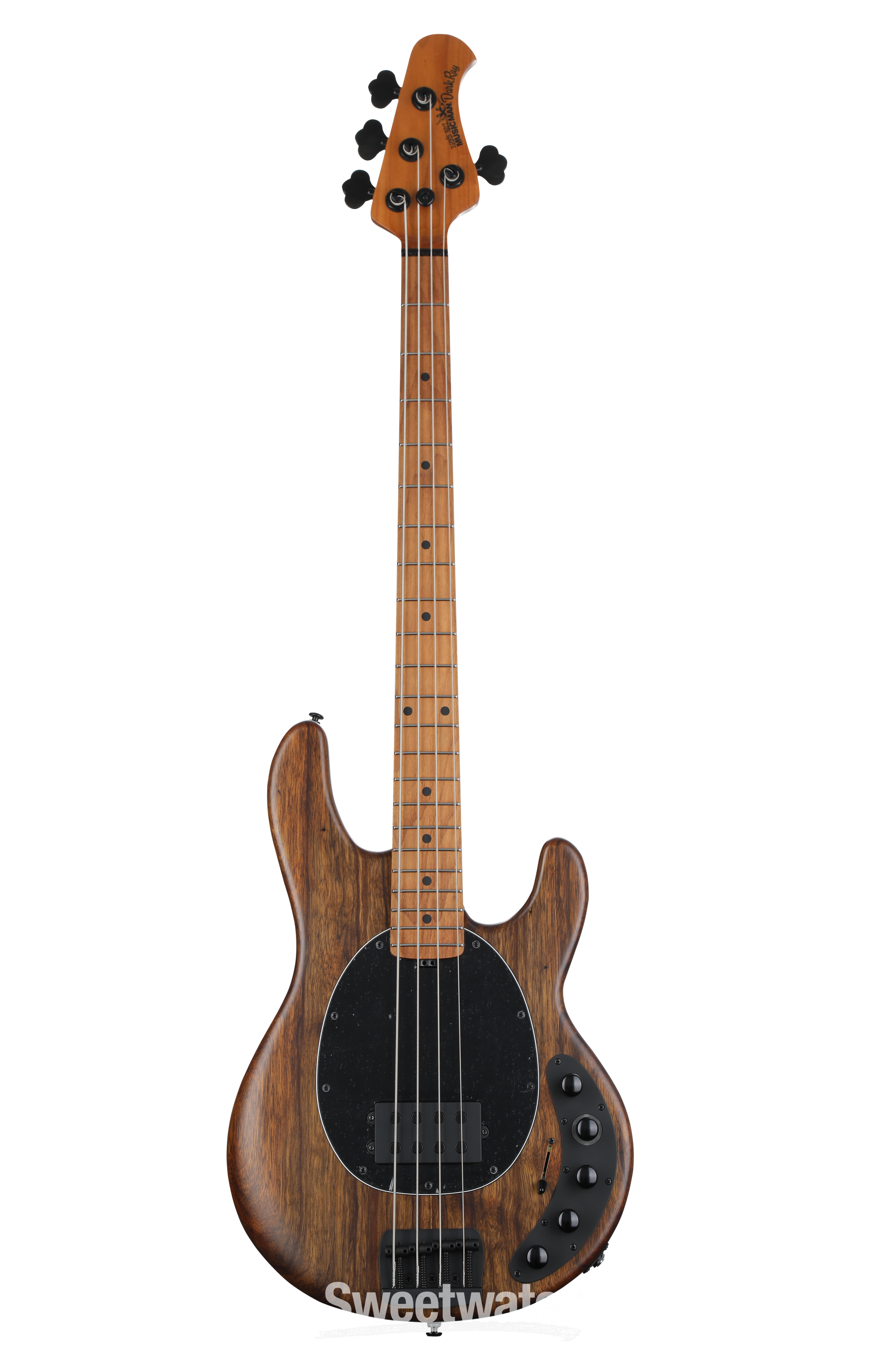 Ernie Ball Music Man BFR DarkRay Bass Guitar - Shadow Korina