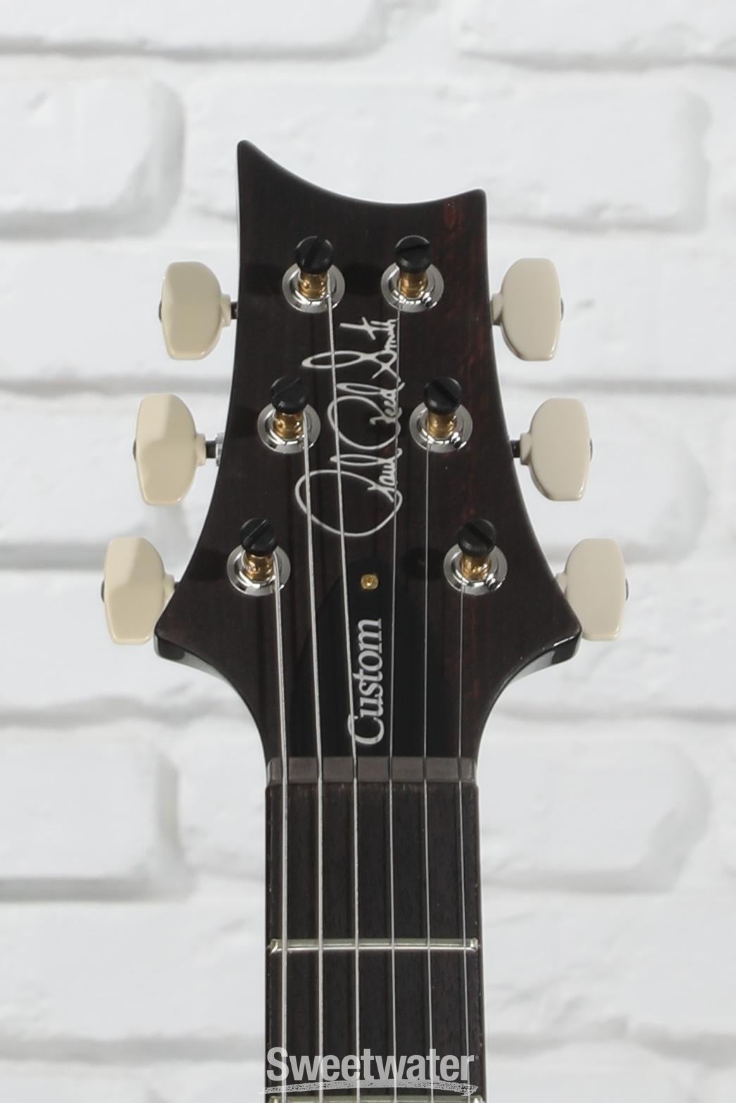 PRS SE Custom 美品 PRS SE Custom 24-08 Quilt Top Electric Guitar - Faded Blue