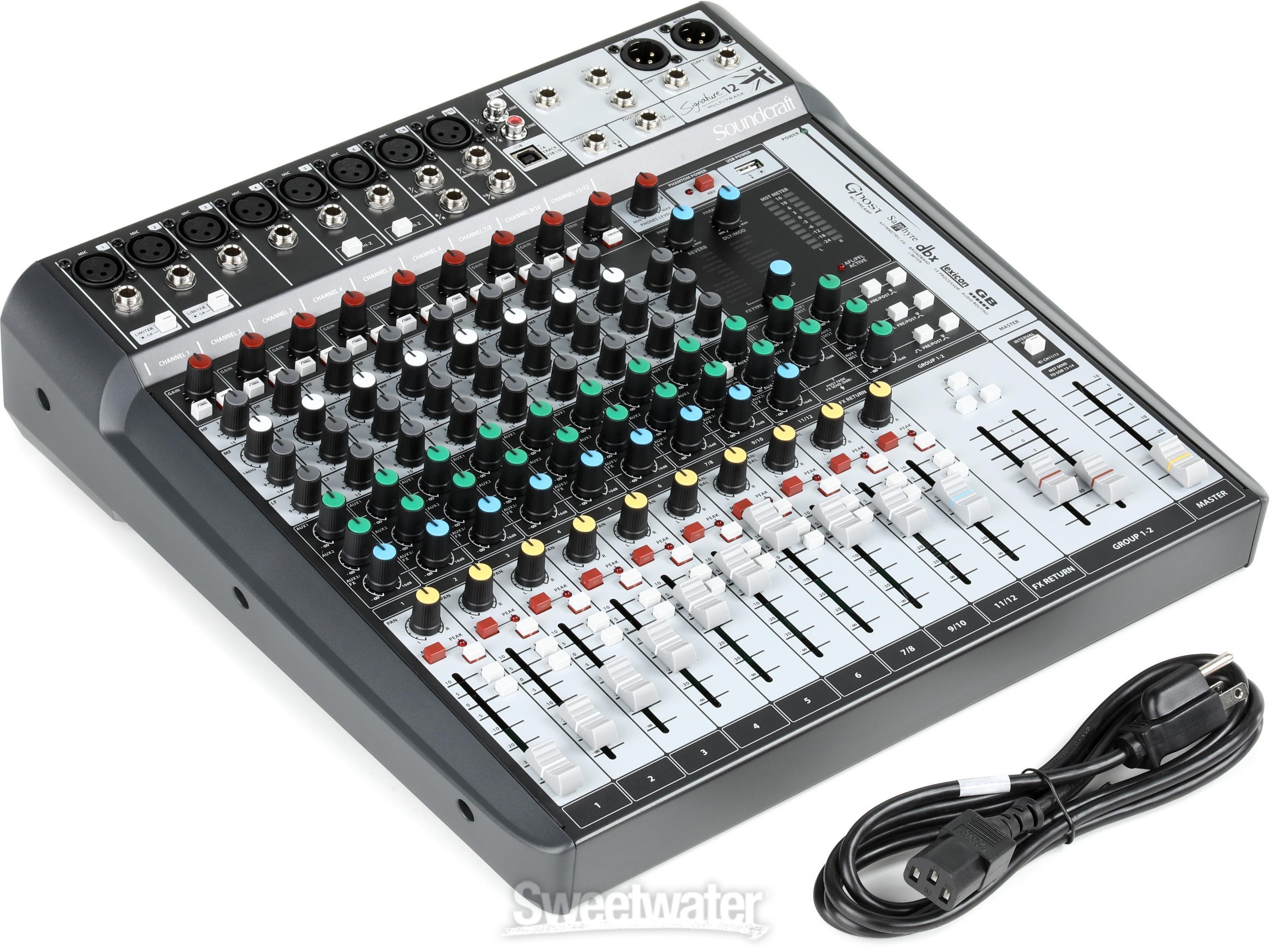 Soundcraft Signature 12 MTK Mixer and Audio Interface with Effects