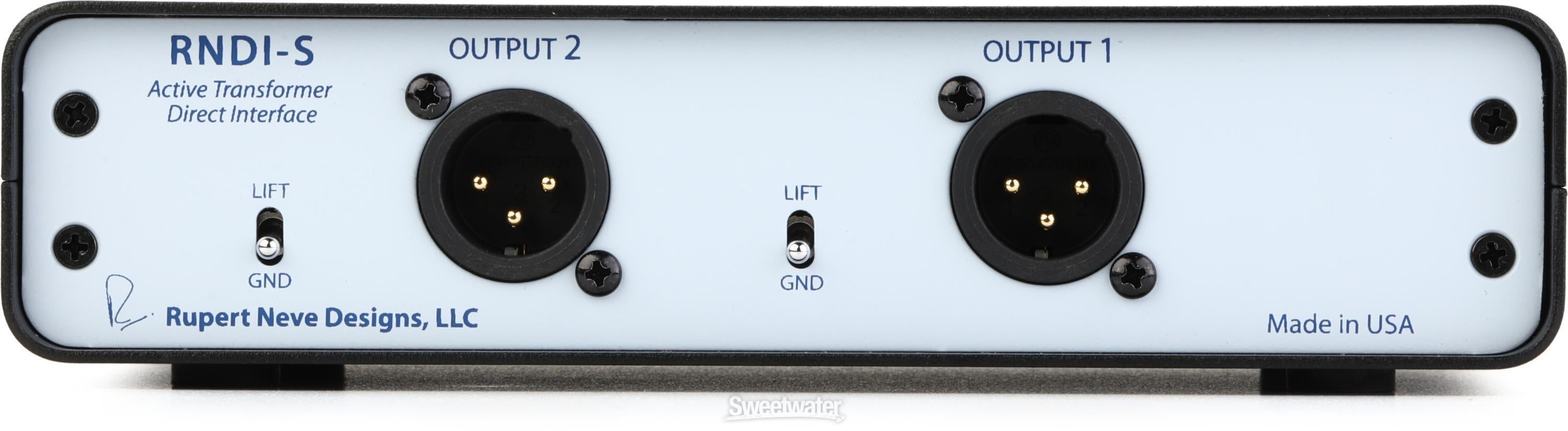 Rupert Neve Designs RNDI-S Stereo Active Transformer Direct Box