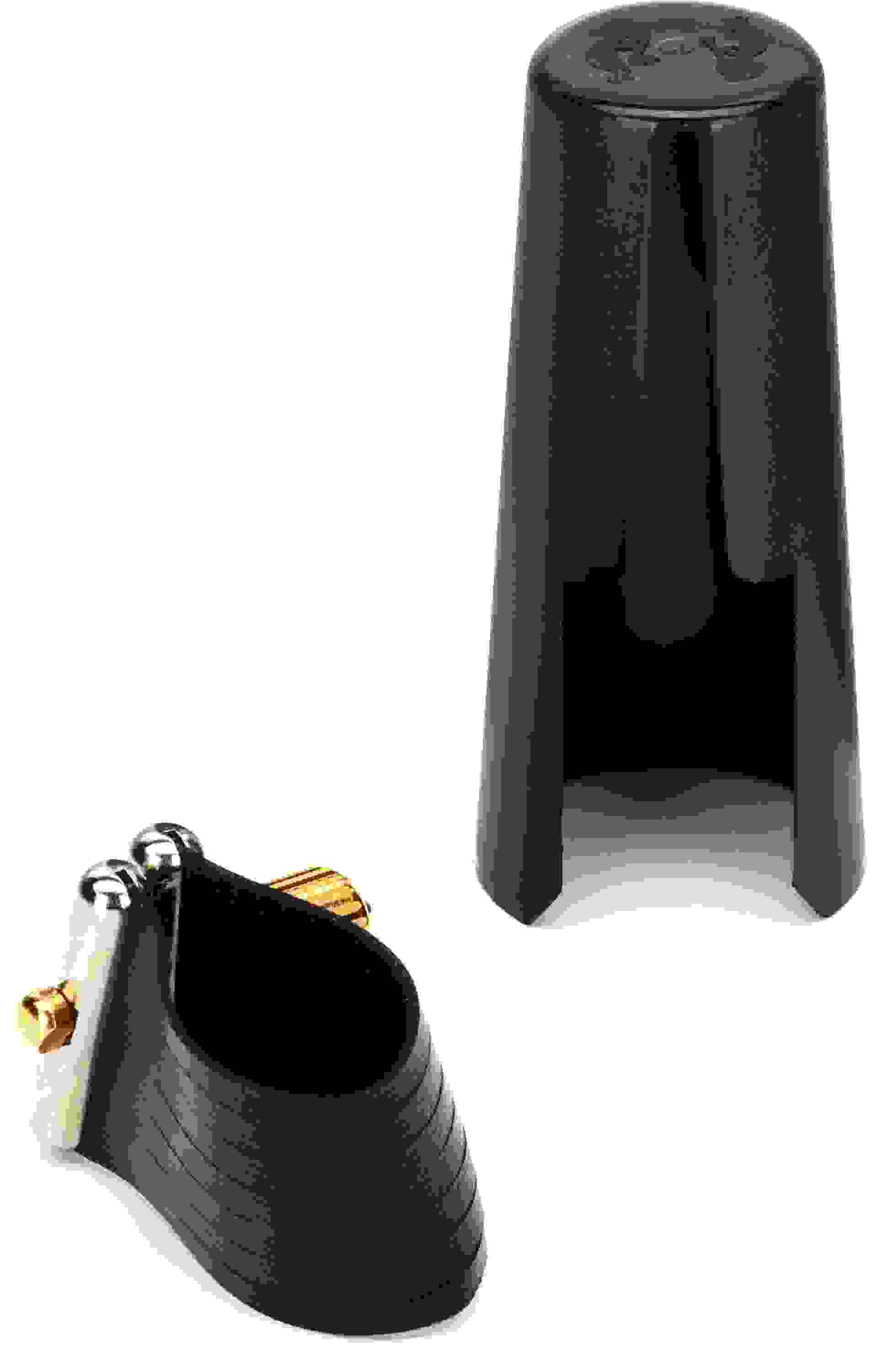 Rovner Star Series Ligature and Cap for Rubber Alto Saxophone Mouthpiece - SS-1RL