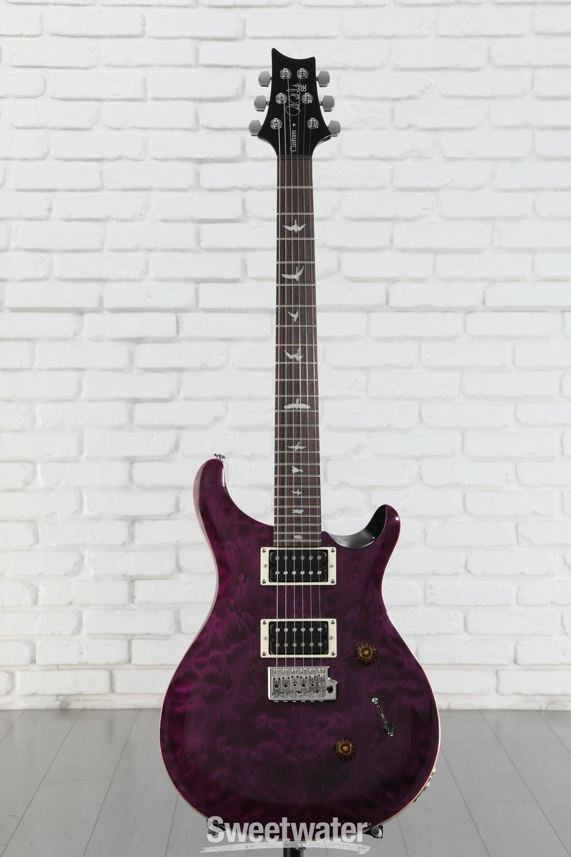 ギター Paul Reed Smith SE Custom 24 Amethyst PRS SE Custom 24 Electric Guitar - Amethyst, Sweetwater