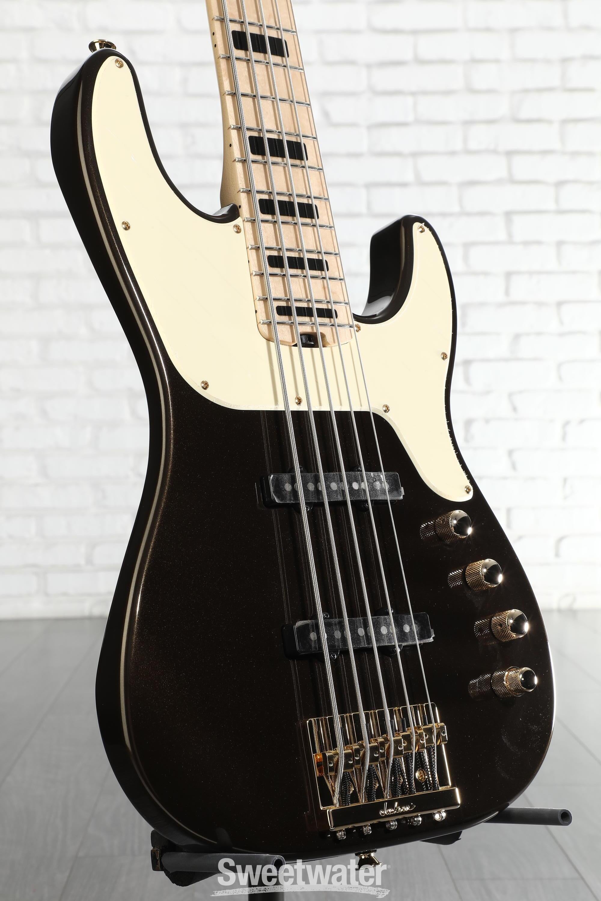 Photo of Jackson Pro Series Signature Adam Blackstone "Gladys" Concert 5-string Bass Guitar - Black Stone