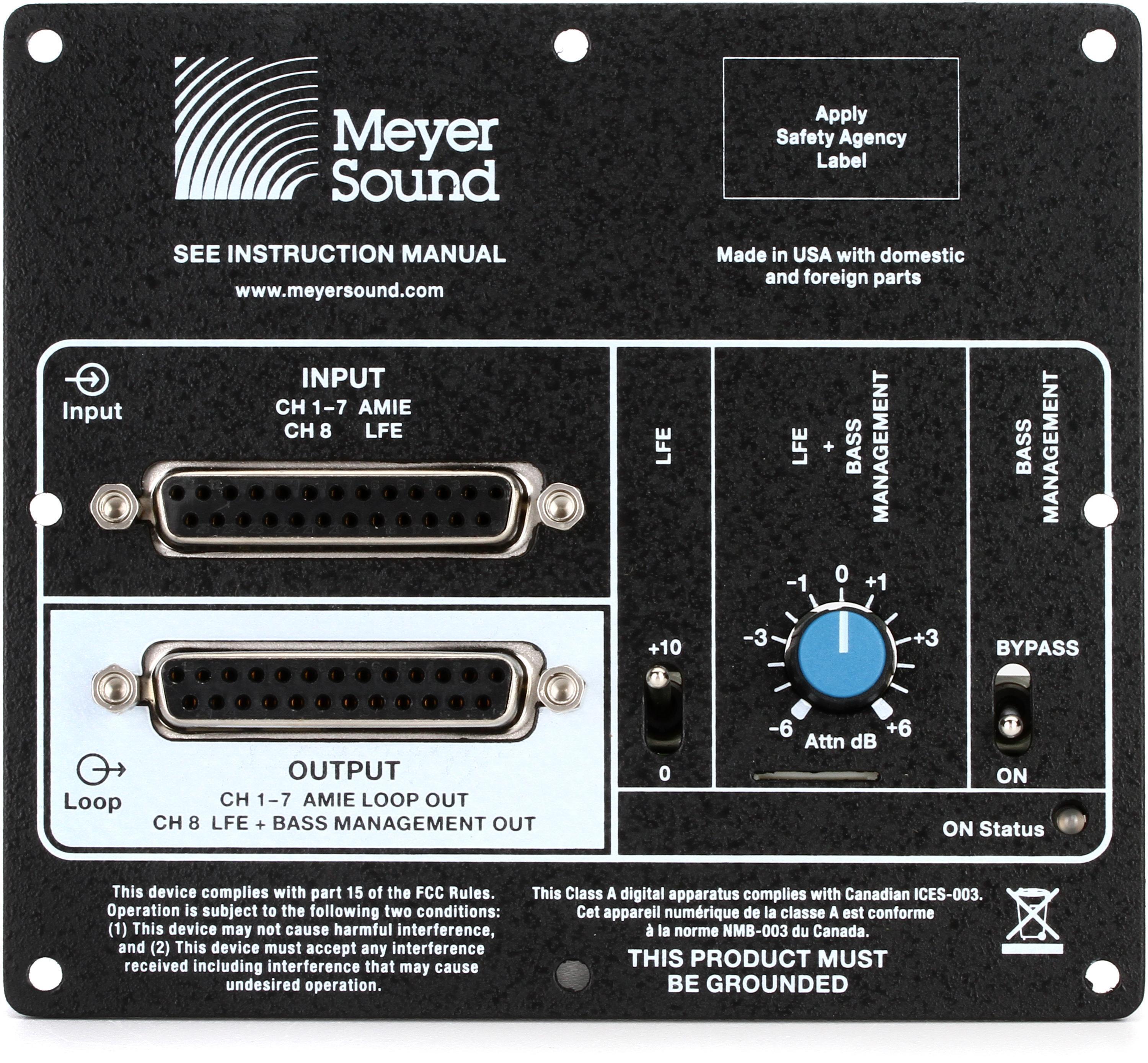 MEYER SOUND メイヤーサウンド シグナルプロセッサー M-1A MEYER SOUND メイヤーサウンド シグナルプロセッサー M-1A（2