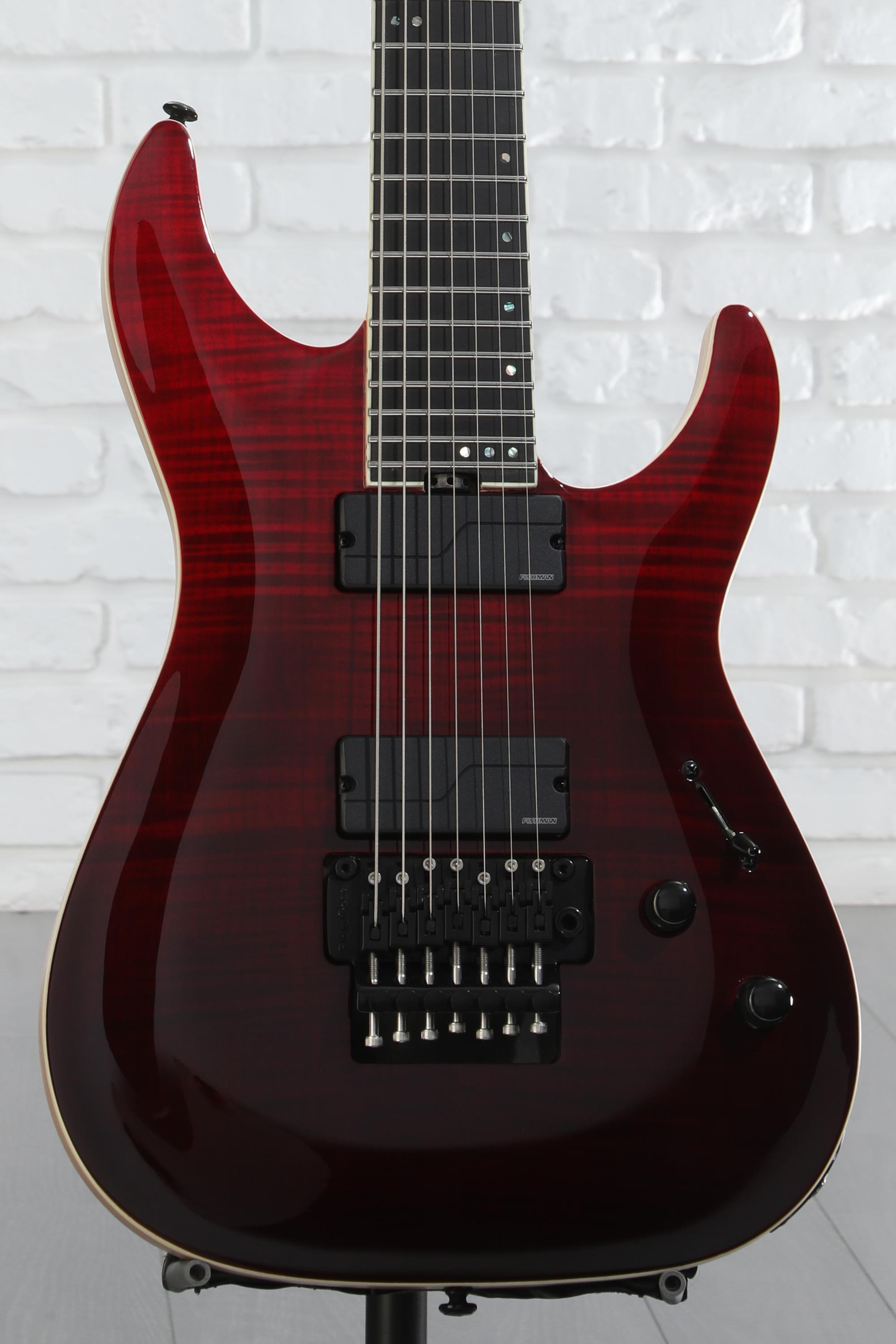 Schecter C-7 FR SLS Elite Electric Guitar - Blood Burst