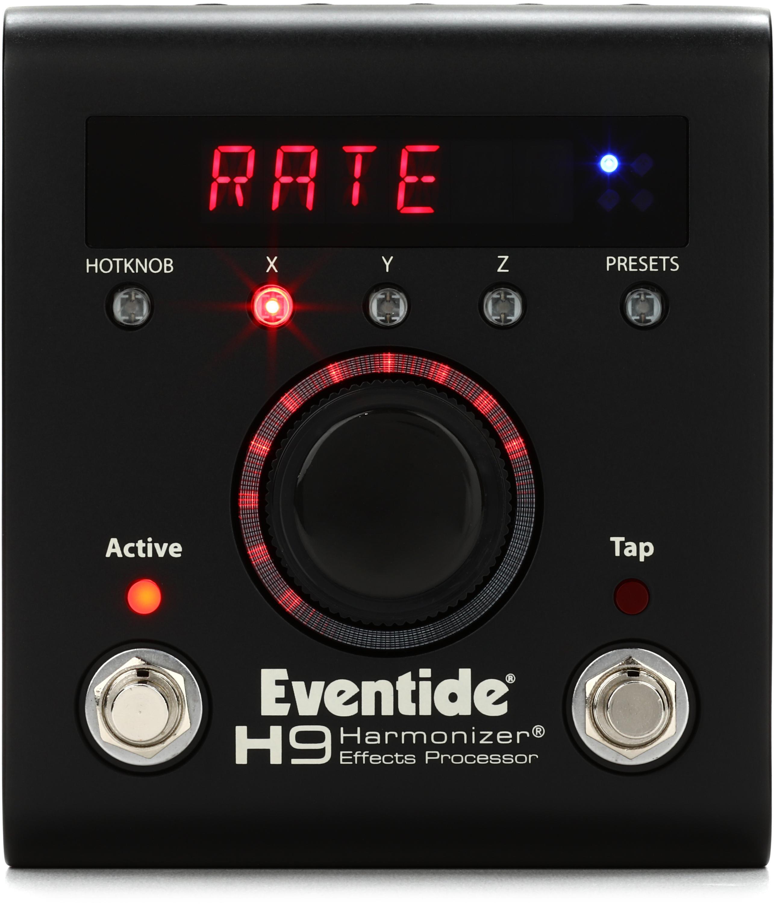Eventide H9 Max Dark Multi-effects Pedal and Barn3 OX-9 Auxiliary