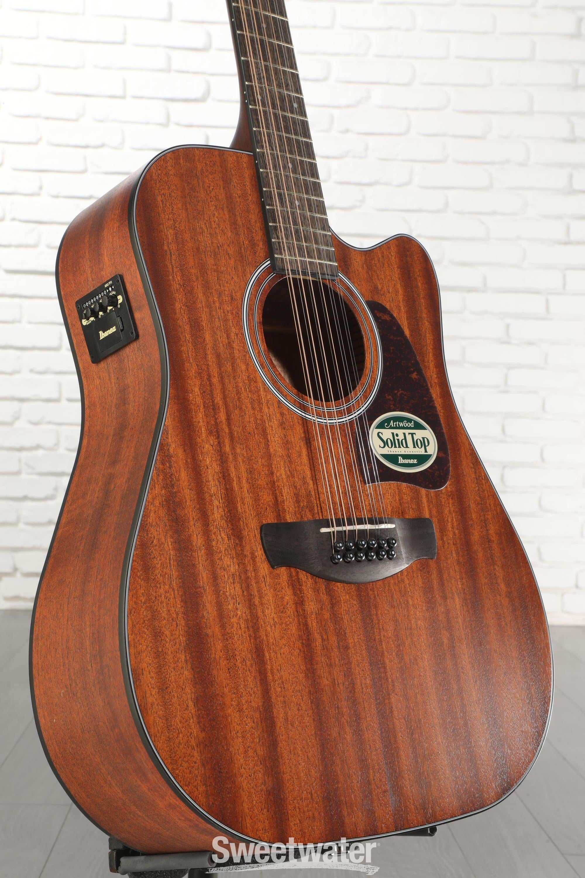 Photo of Ibanez AW5412CE 12-string Acoustic-electric Guitar - Open Pore Natural