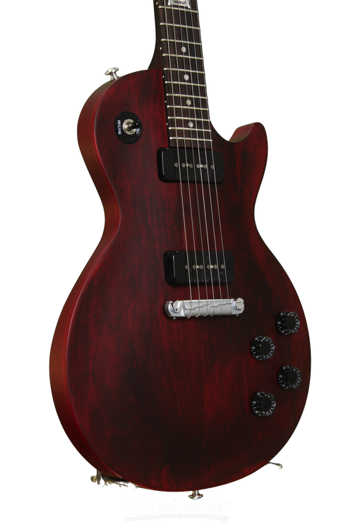 Gibson Les Paul Melody Maker - Wine Red Satin | Sweetwater Gibson Les Paul Melody Maker - Wine Red Satin | Sweetwater