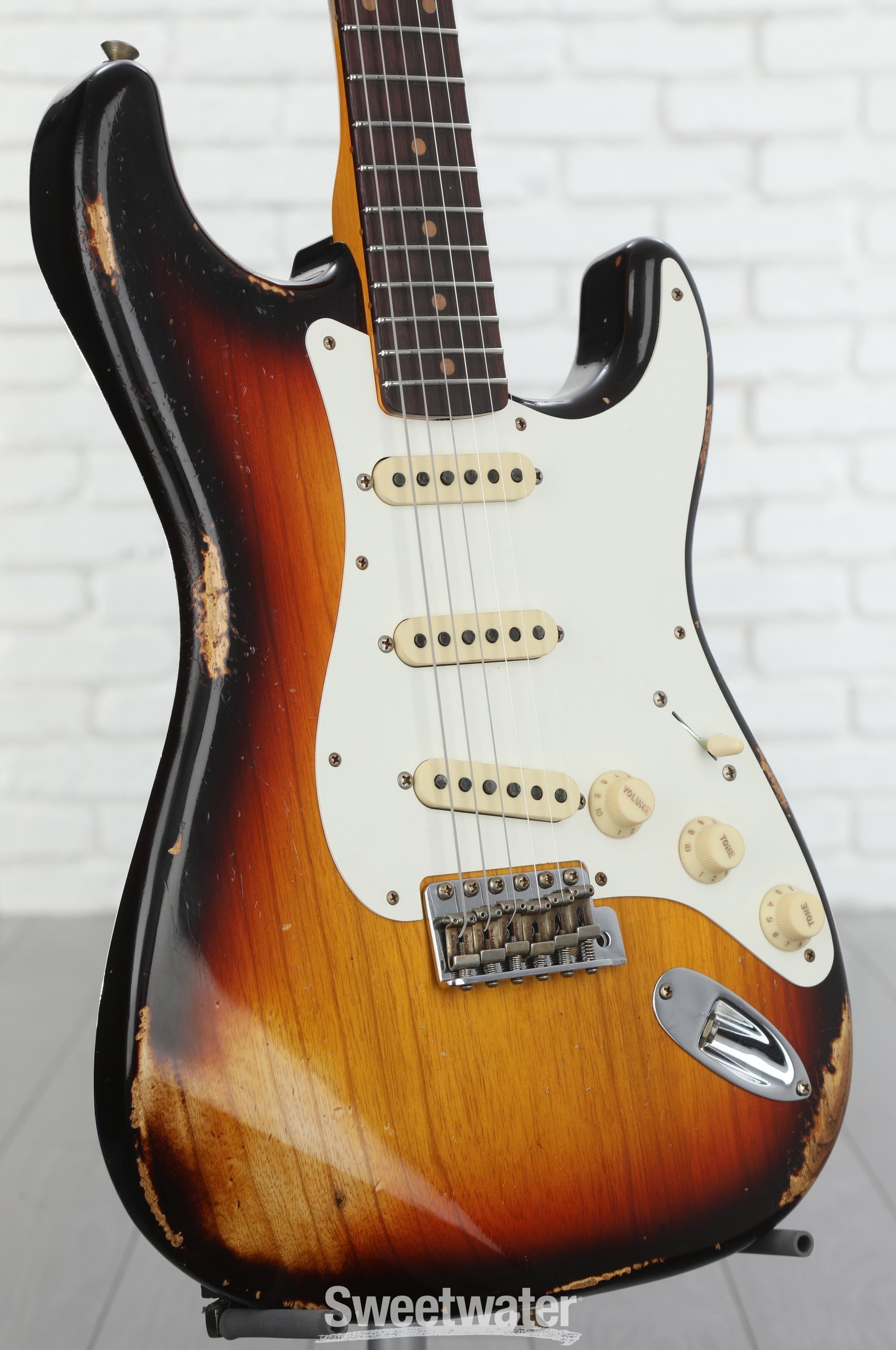 ★Custom oder HardRelic Sunburst Strato★ Fender Limited Edition '64 Stratocaster Relic - Faded Aged 3