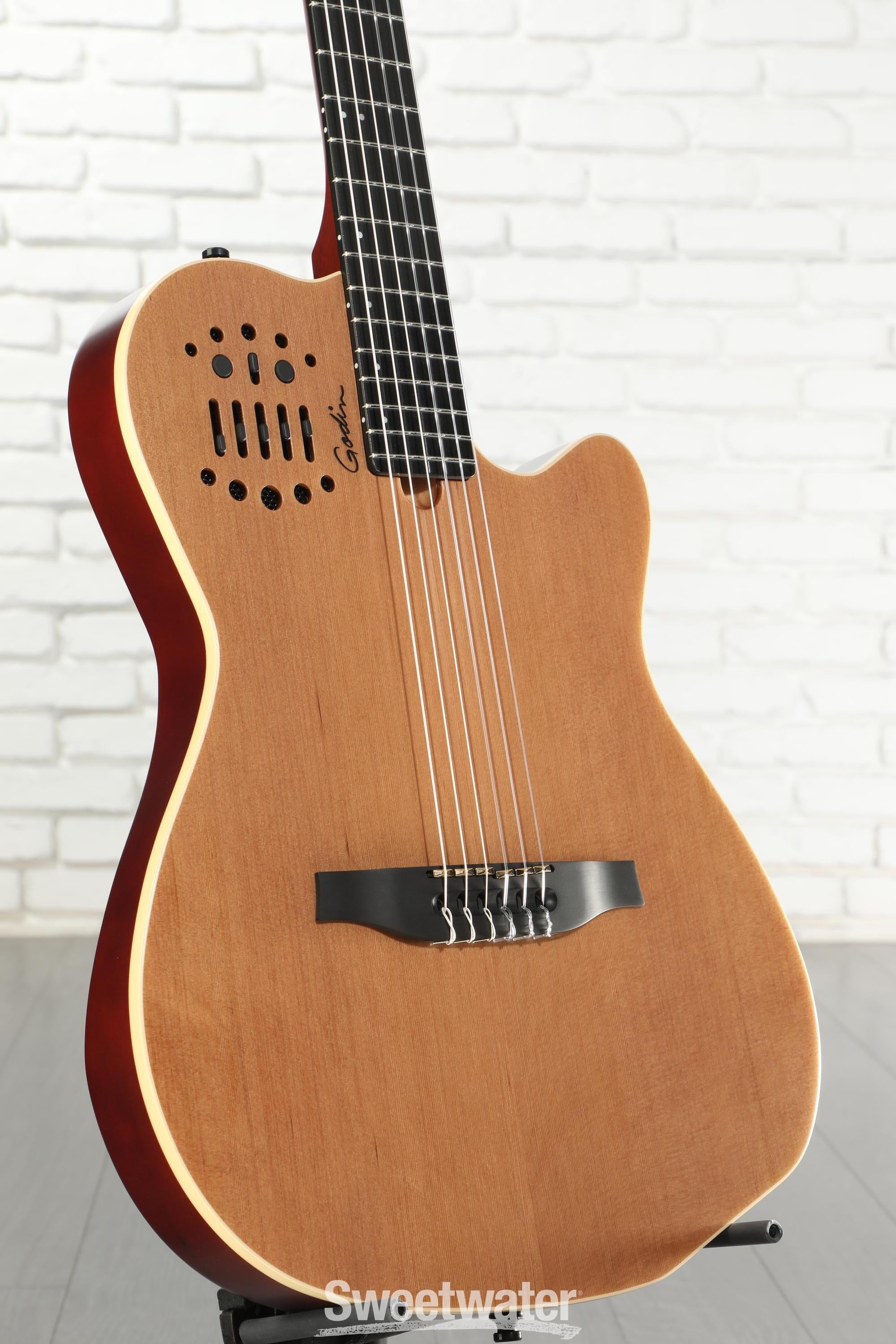 Godin ACS-SA Slim, Nylon String Acoustic-Electric Guitar - Natural