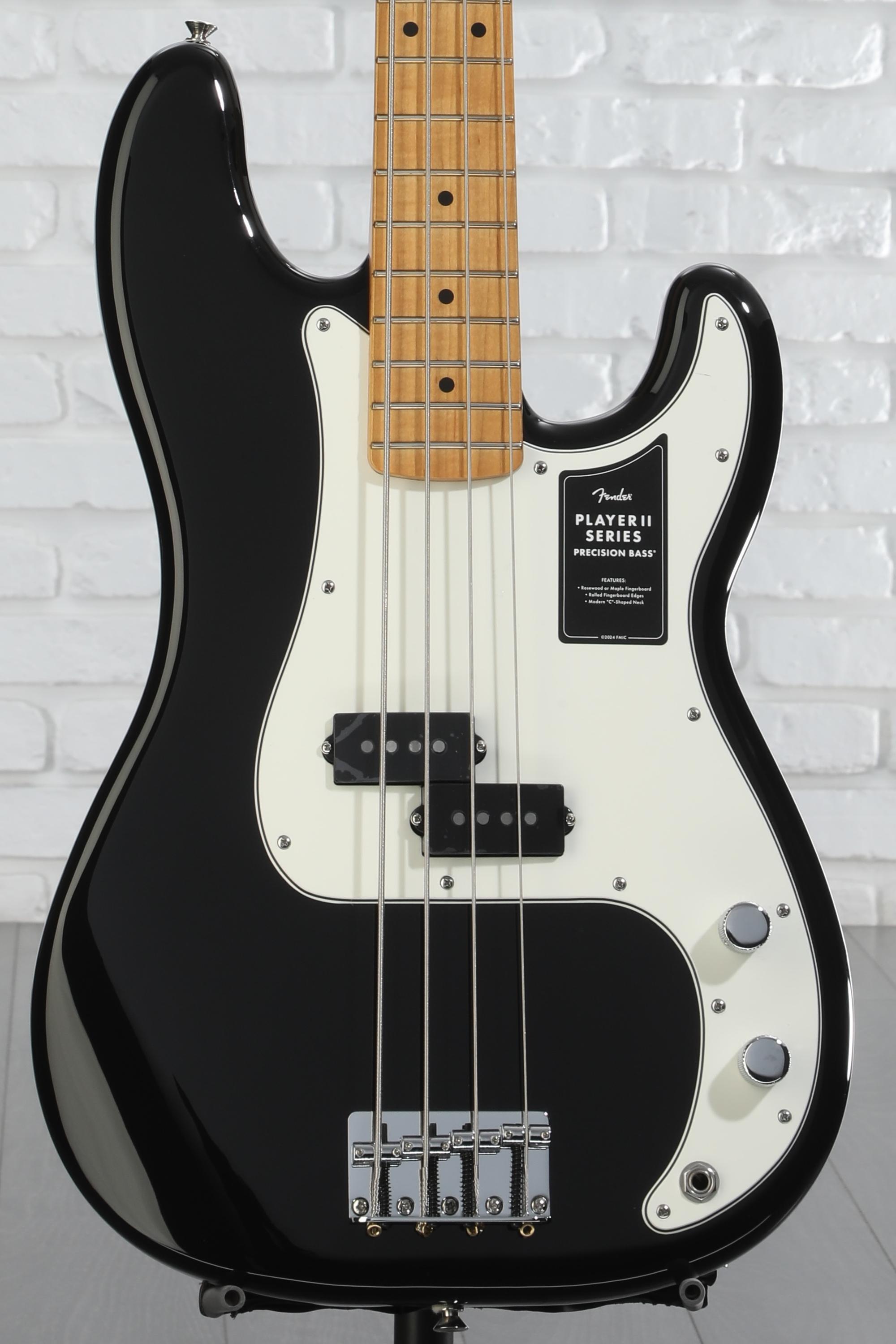 ベース Fender Player Precision bass Fender Player II Precision Bass - Black | Sweetwater
