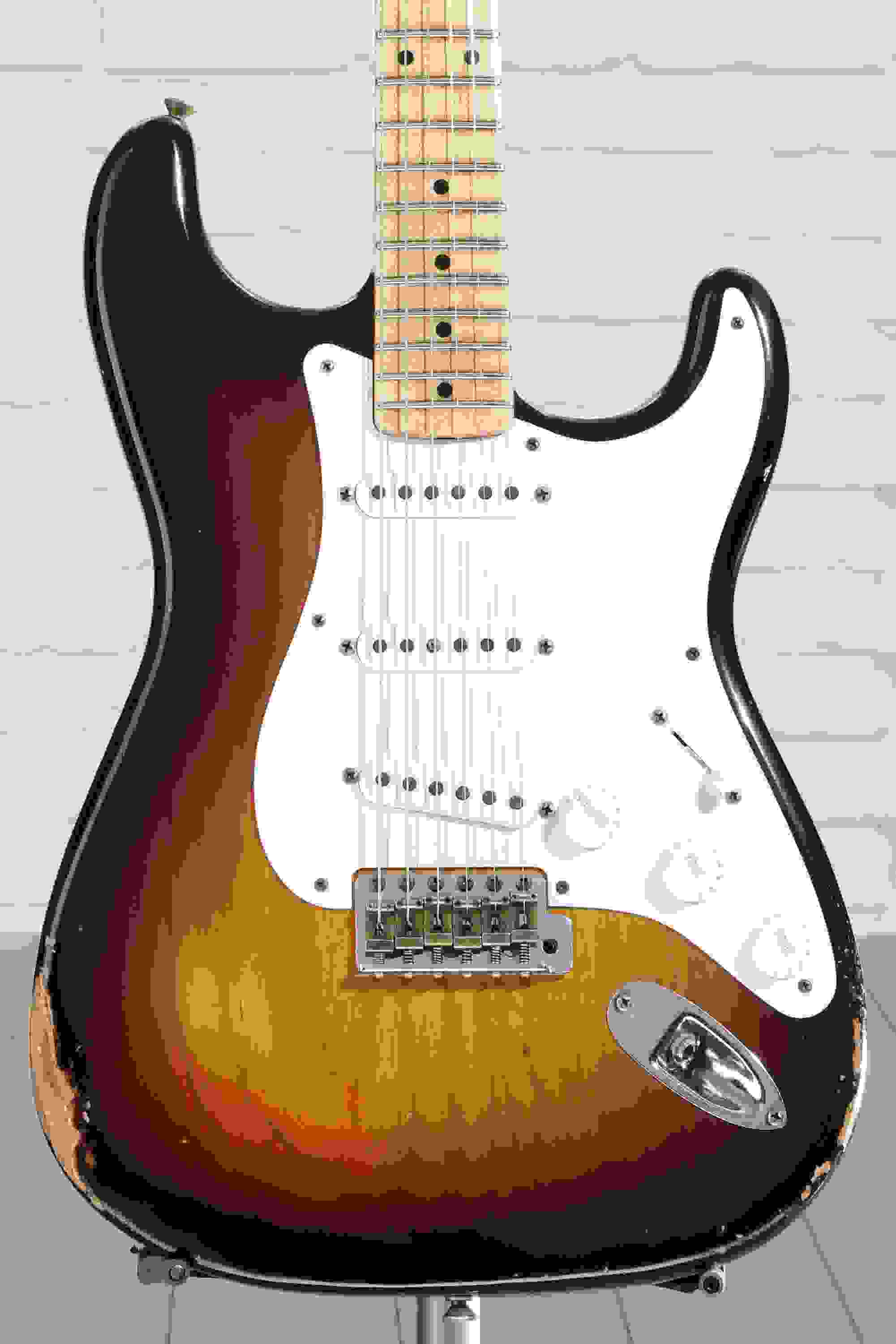 Fender Custom Shop LTD 70th Anniversary '54 Stratocaster Electric Guitar - 2-tone Sunburst, Relic