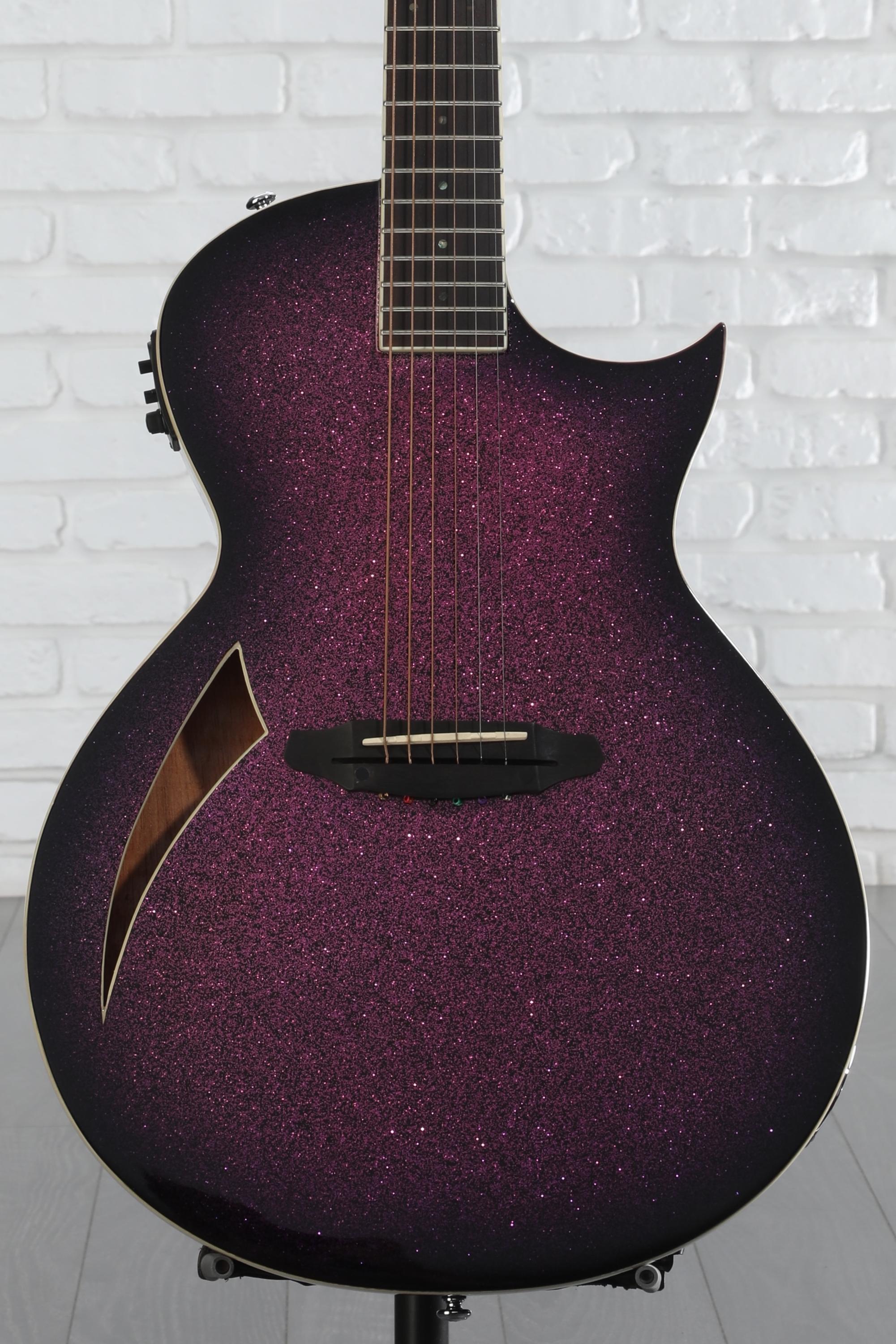 LTD (ESP) TL-6 ソリッドエレアコ ESP LTD TL-6 Acoustic-electric Guitar - Purple Sparkle Burst