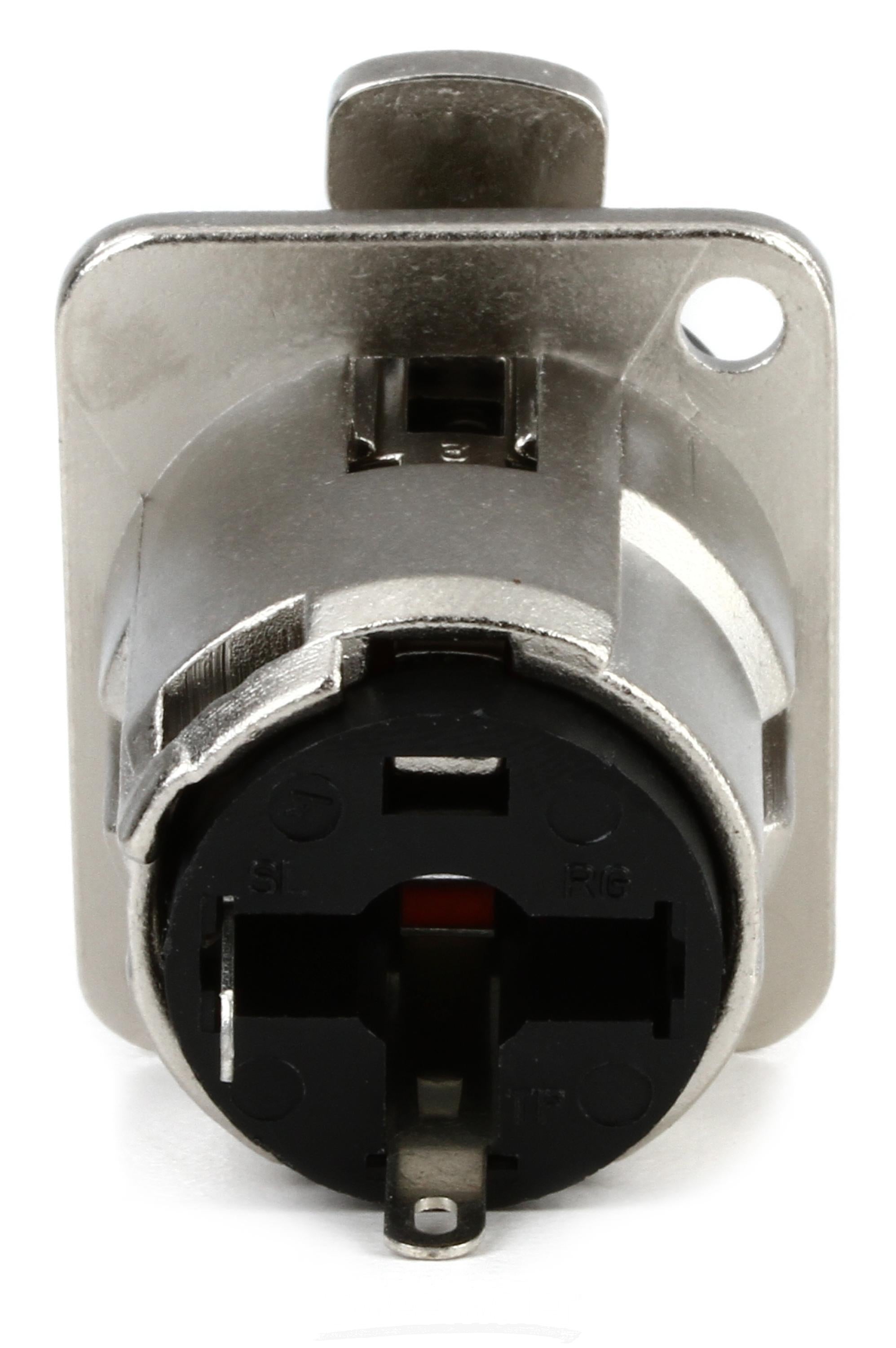 Switchcraft E111L 1/4-inch Locking Panel Mount Jack | Sweetwater