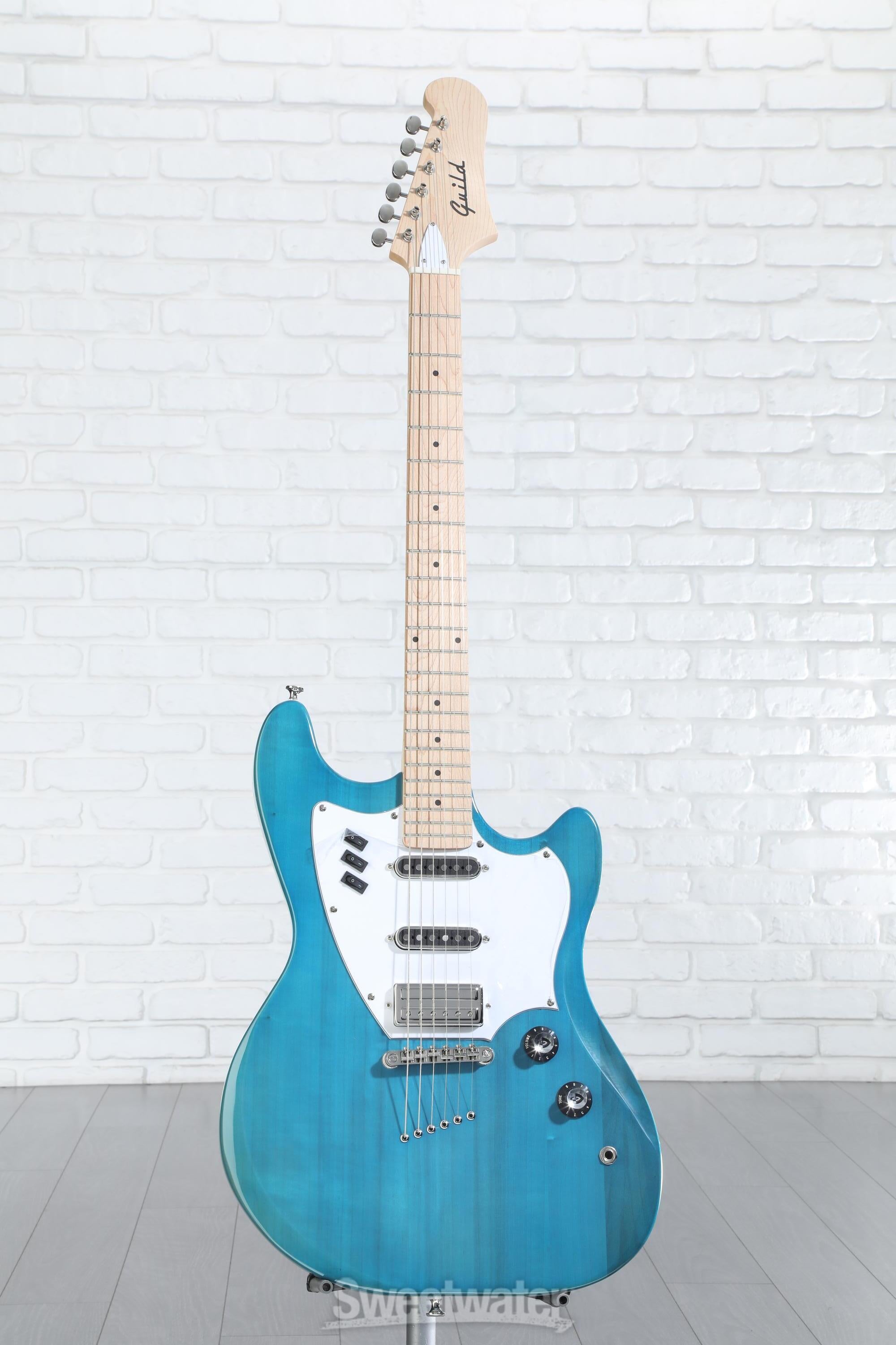 Guild Surfliner Solidbody Electric Guitar - Catalina Blue Reviews |  Sweetwater