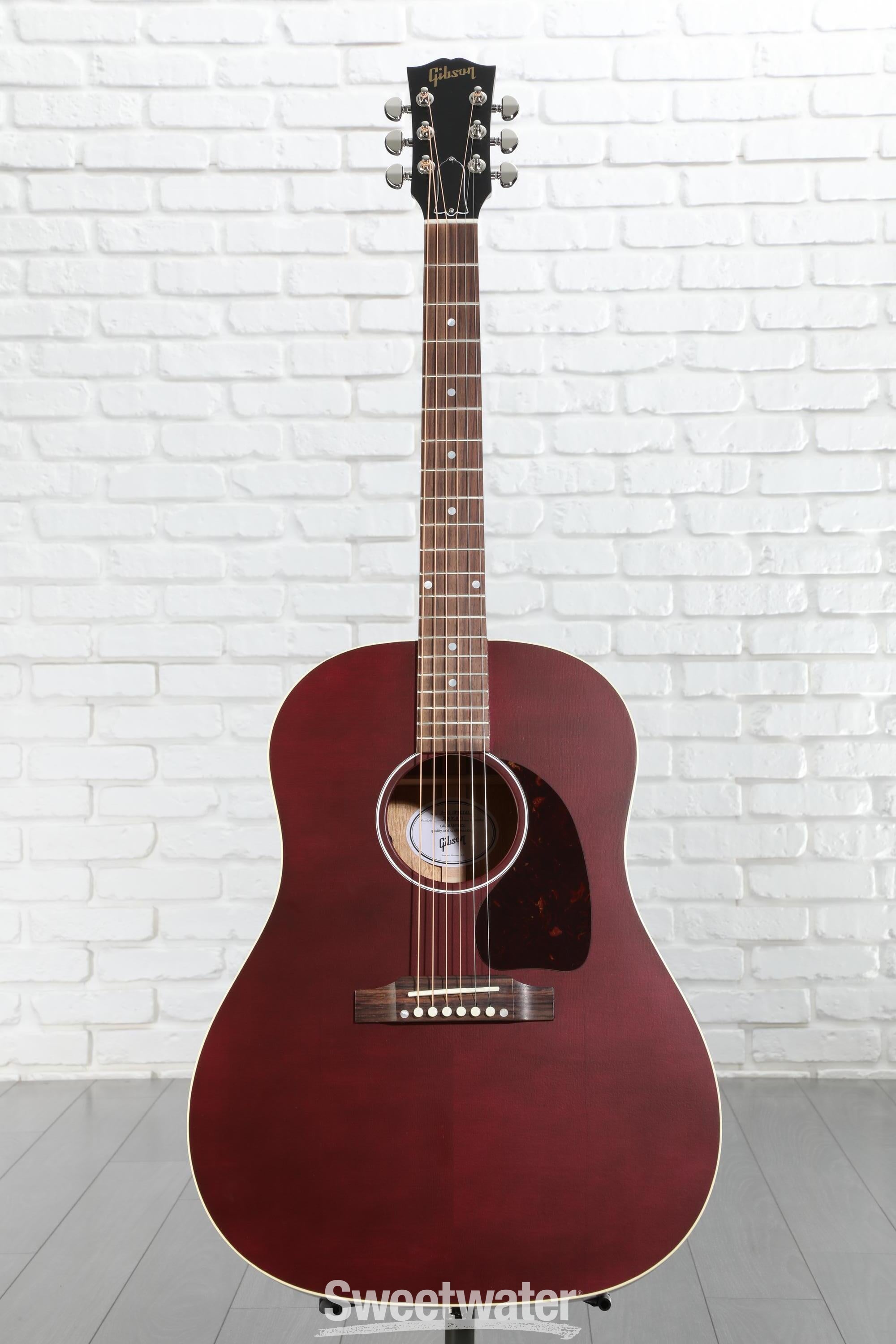 Gibson Acoustic J-45 Special Acoustic-electric Guitar - Wine Red