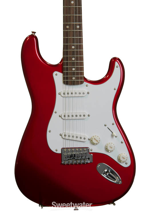 Squier Affinity Series Stratocaster - Metallic Red | Sweetwater Squier Affinity Series Stratocaster - Metallic Red | Sweetwater