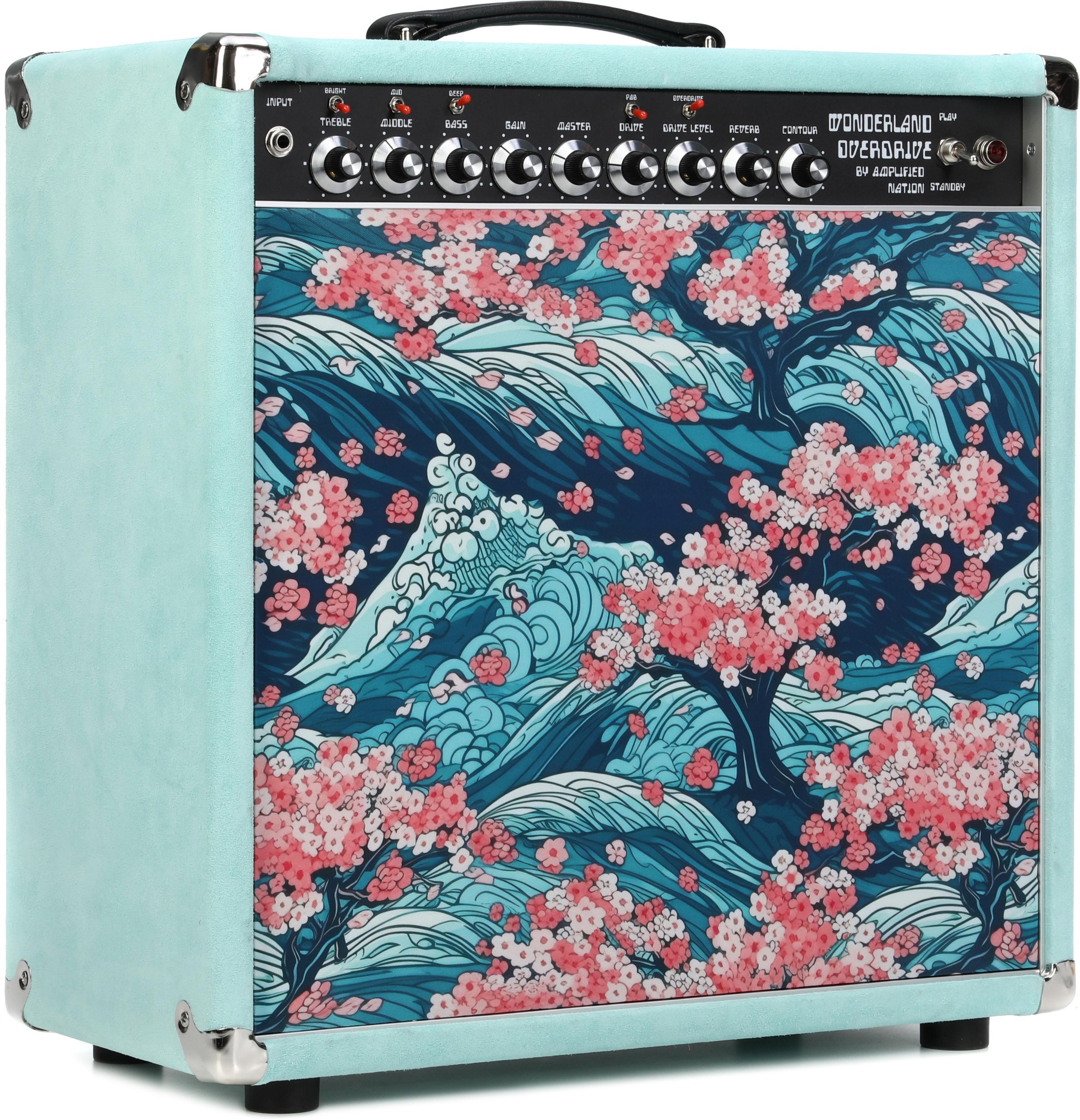 Photo of Amplified Nation Wonderland Overdrive v2 50-watt 1 x 12-inch Combo Amplifier - Mint Suede