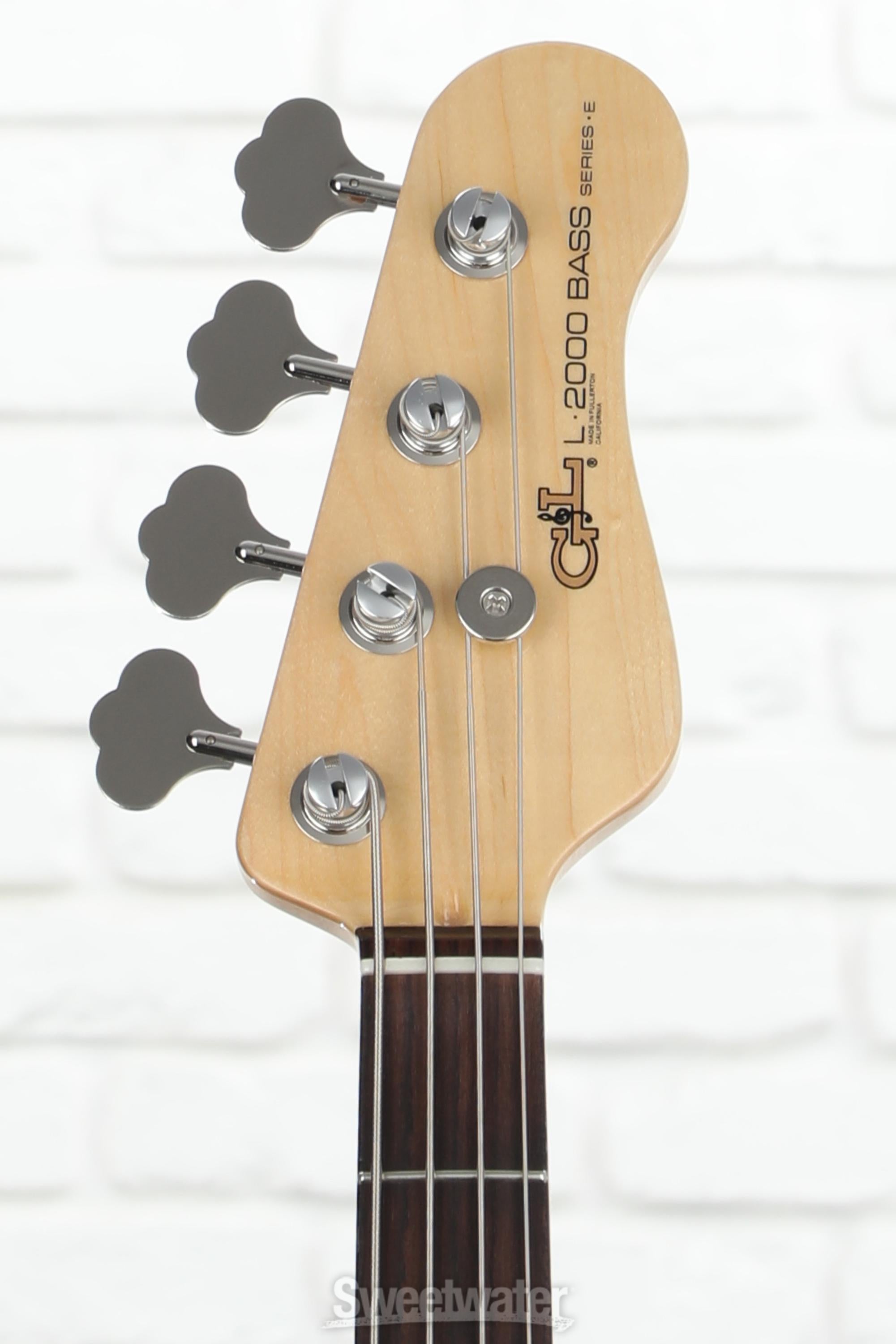 G&L CLF Research L-2000 Bass Guitar - Graphite Metallic