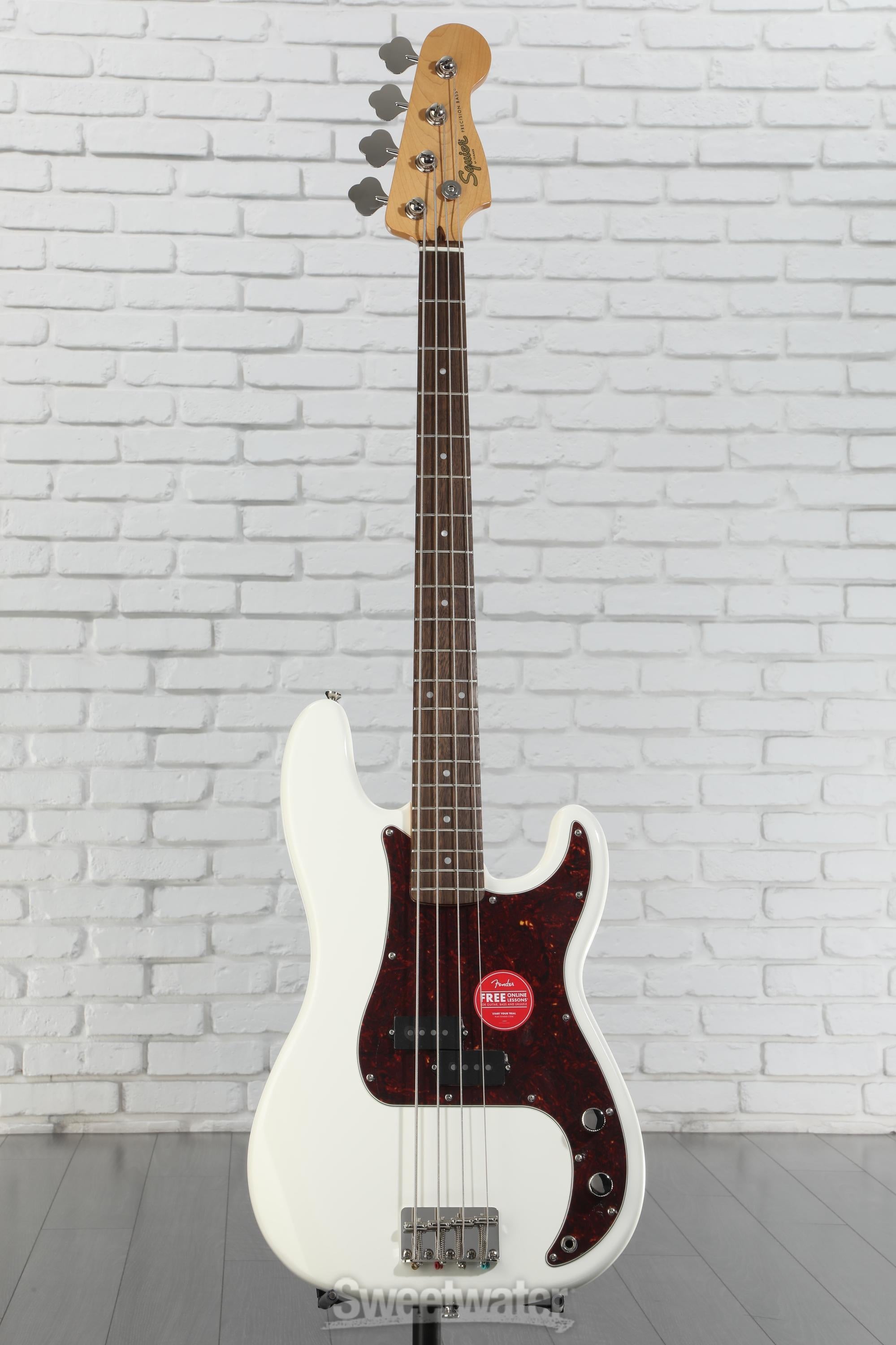 ベース Squier classic vibe precision bass White Fender® Squier Classic Vibe '60s Precision Bass Olympic White