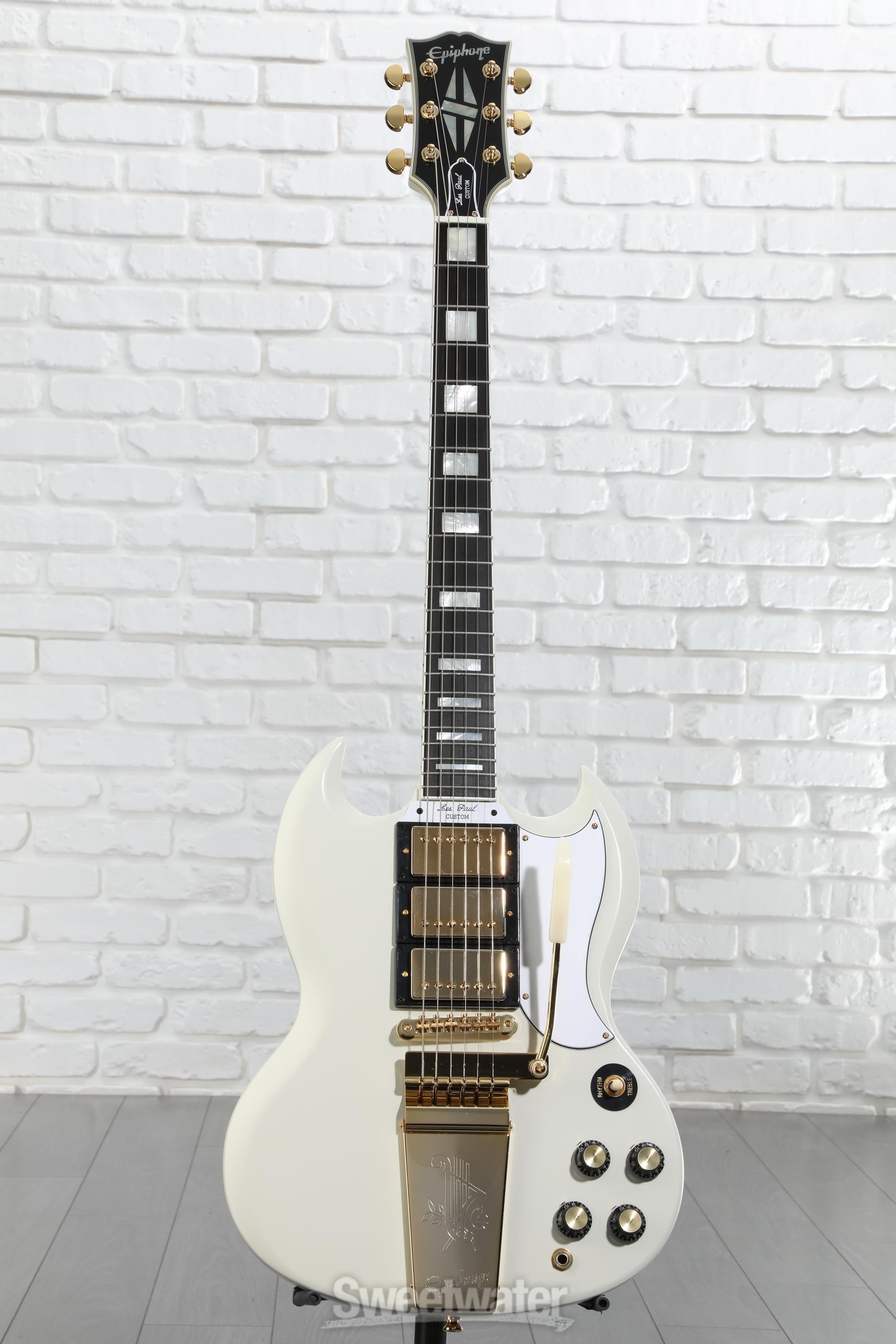 Epiphone 1963 SG Custom Electric Guitar - Classic White VOS