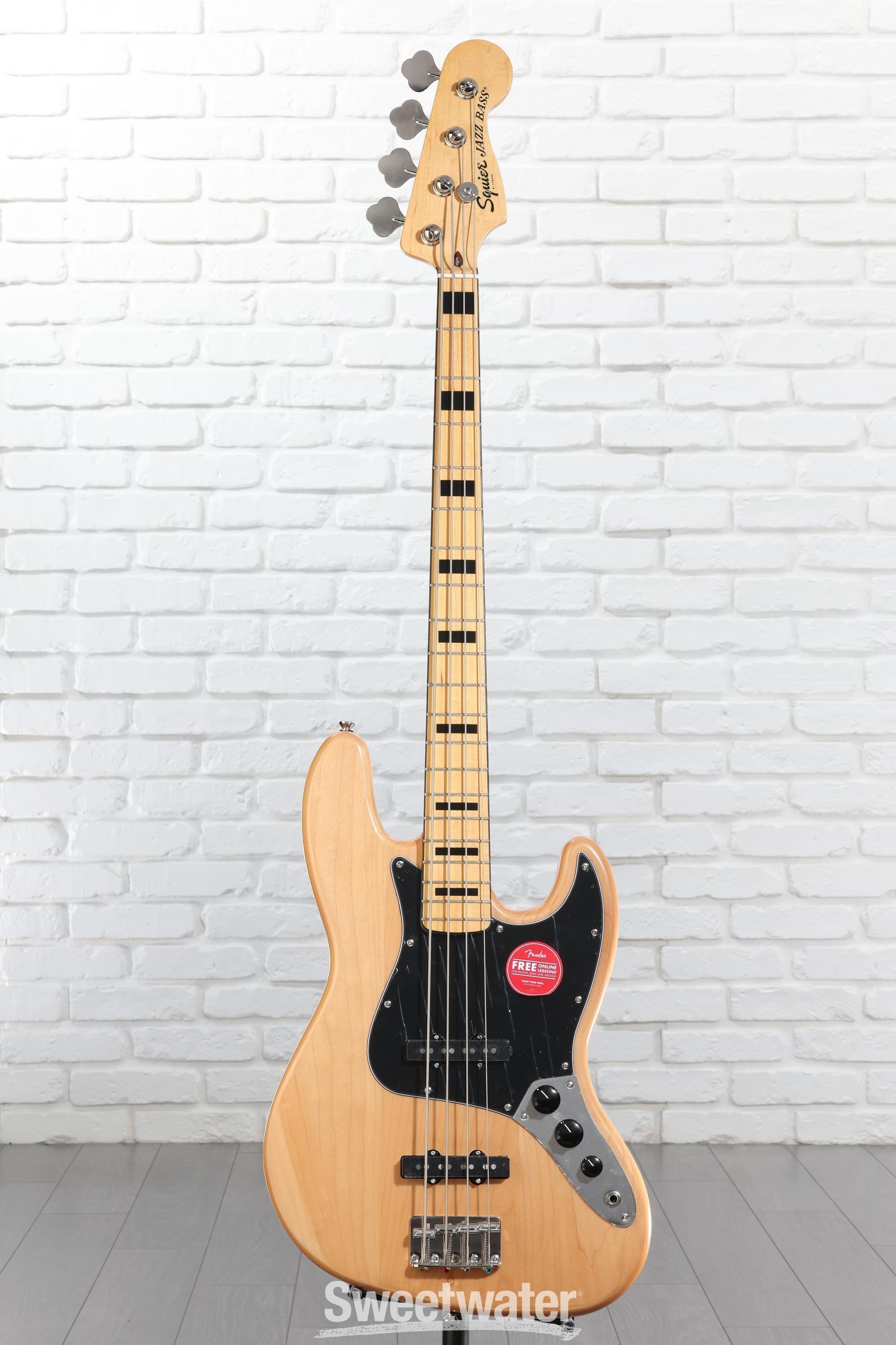 ベース Classic Vibe '70s Jazz Bass Natural Squier Classic Vibe '70s Jazz Bass - Natural | Sweetwater