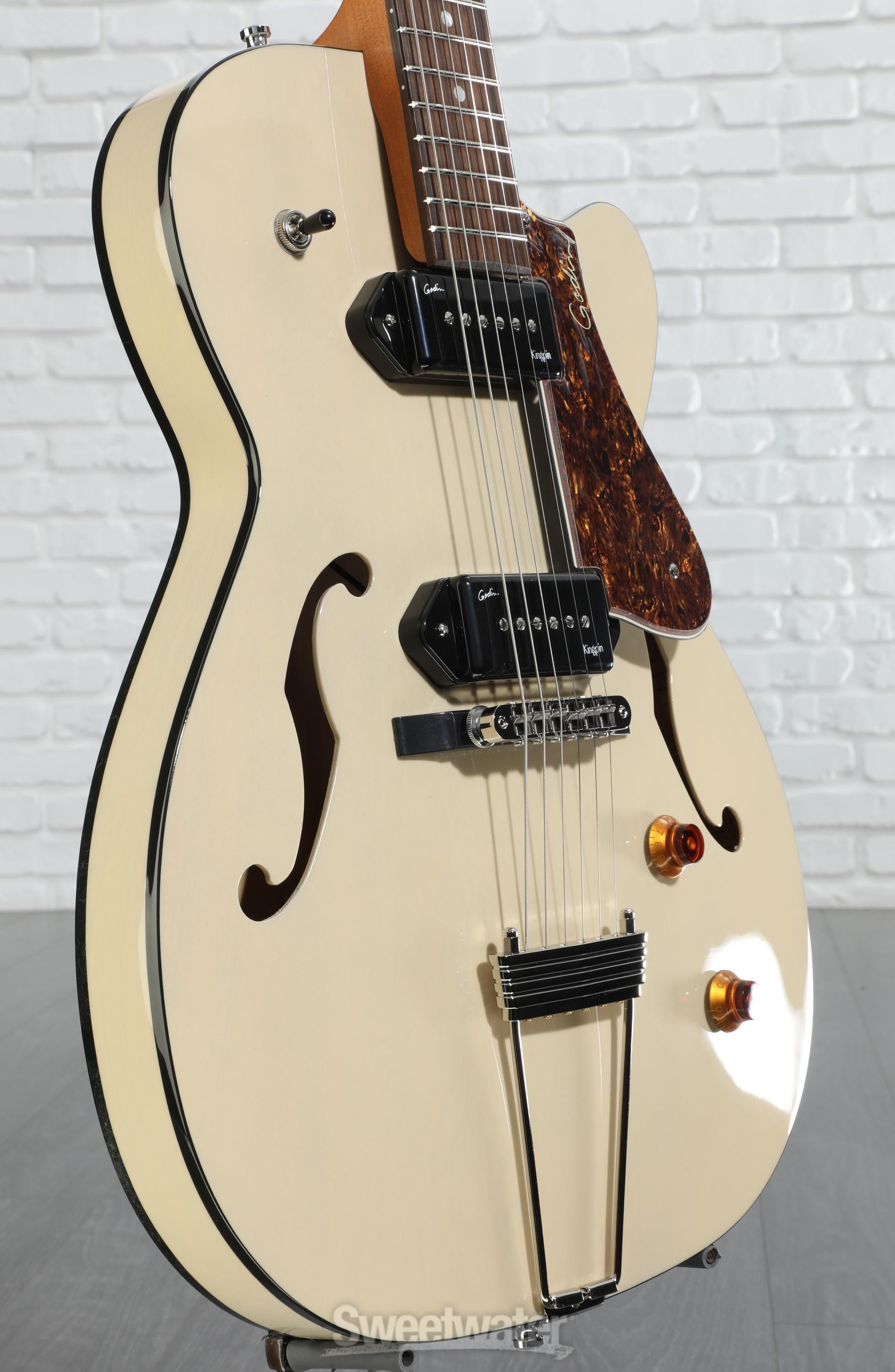 Godin 5th Avenue TL Kingpin P-90 Hollowbody Electric Guitar