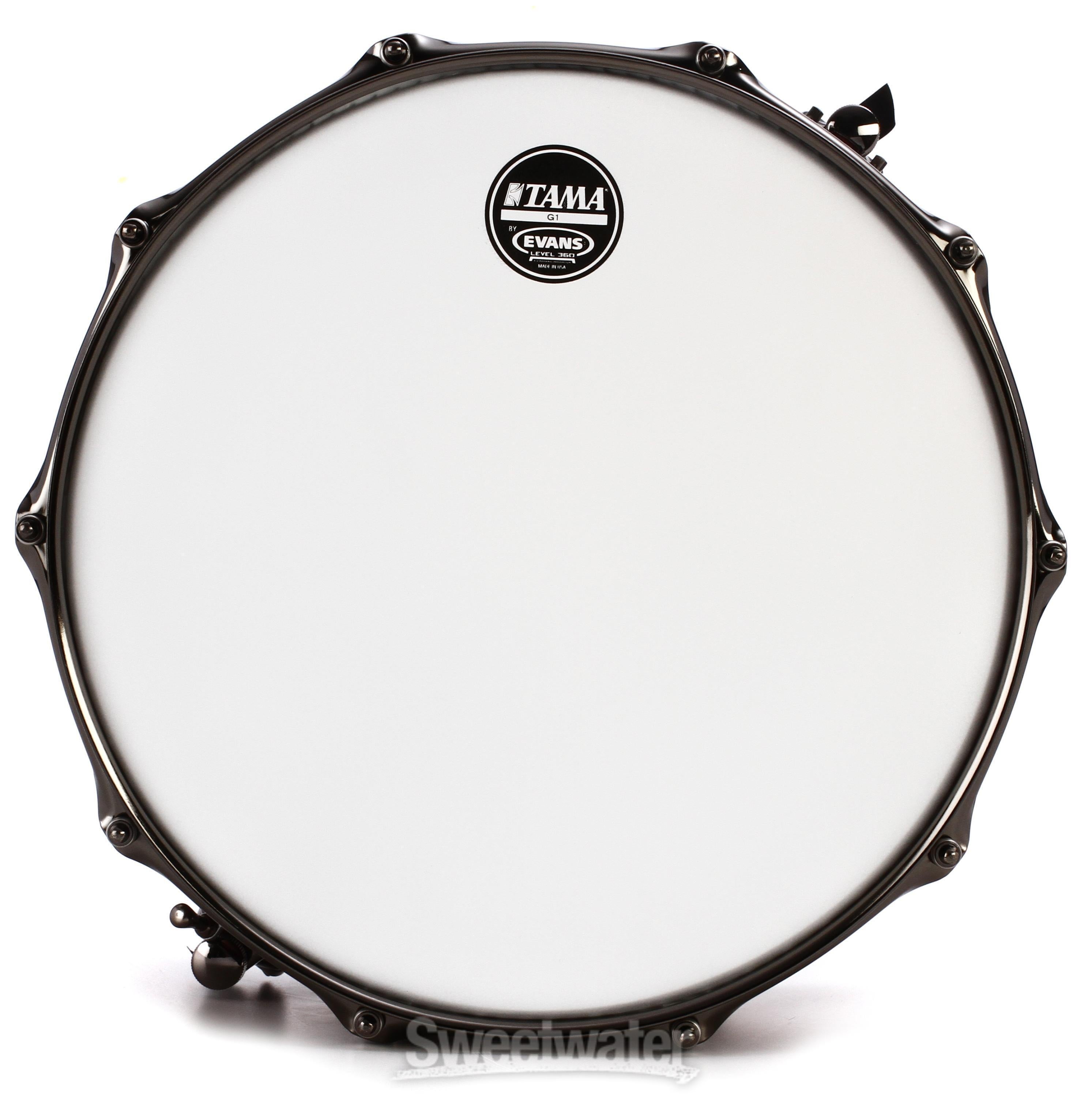 Tama S.L.P. Natural Quilted Bubinga Snare Drum - 8