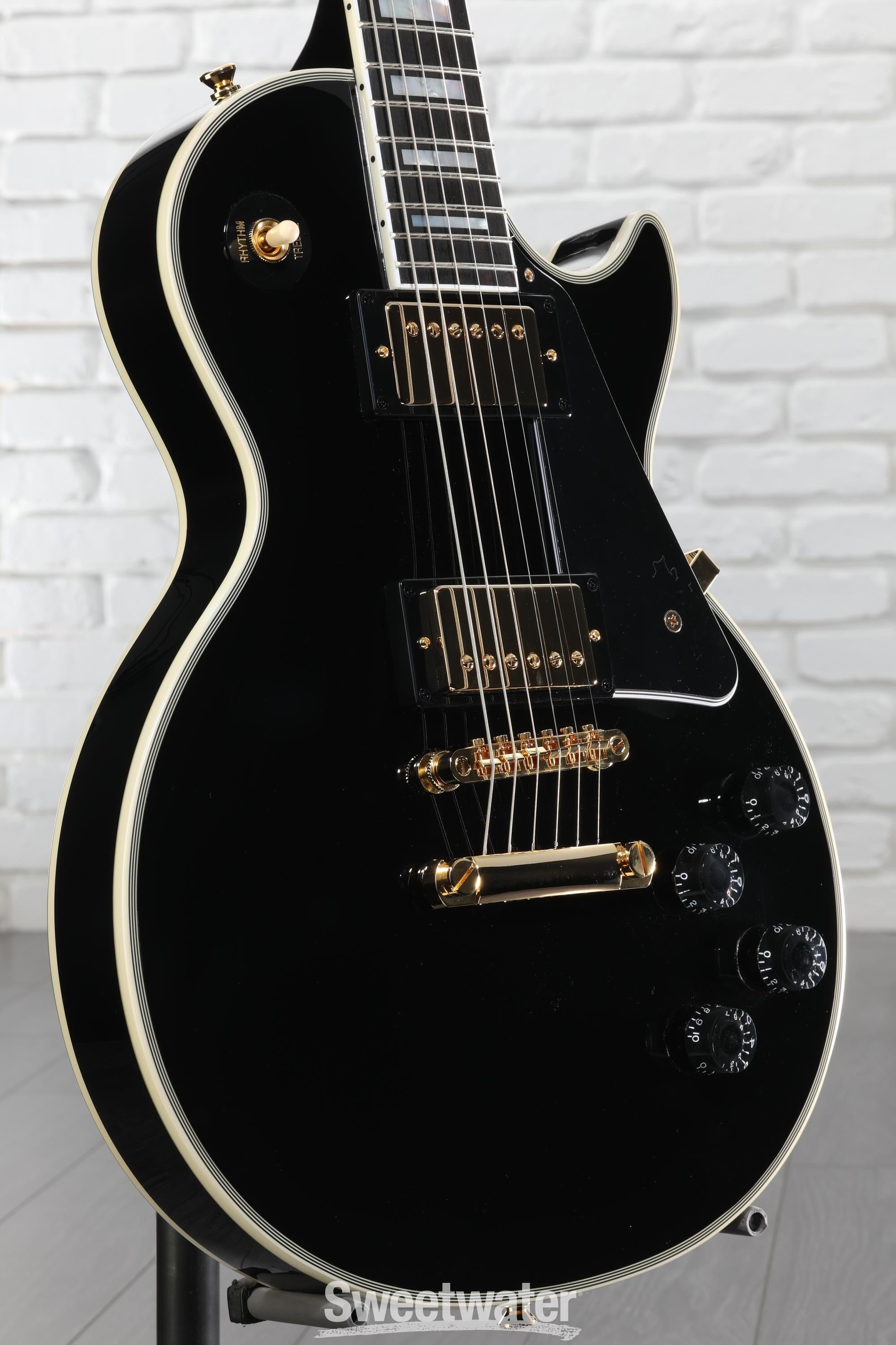 Epiphone Les Paul Custom ブラック Epiphone Les Paul Custom Electric Guitar - Ebony | Sweetwater