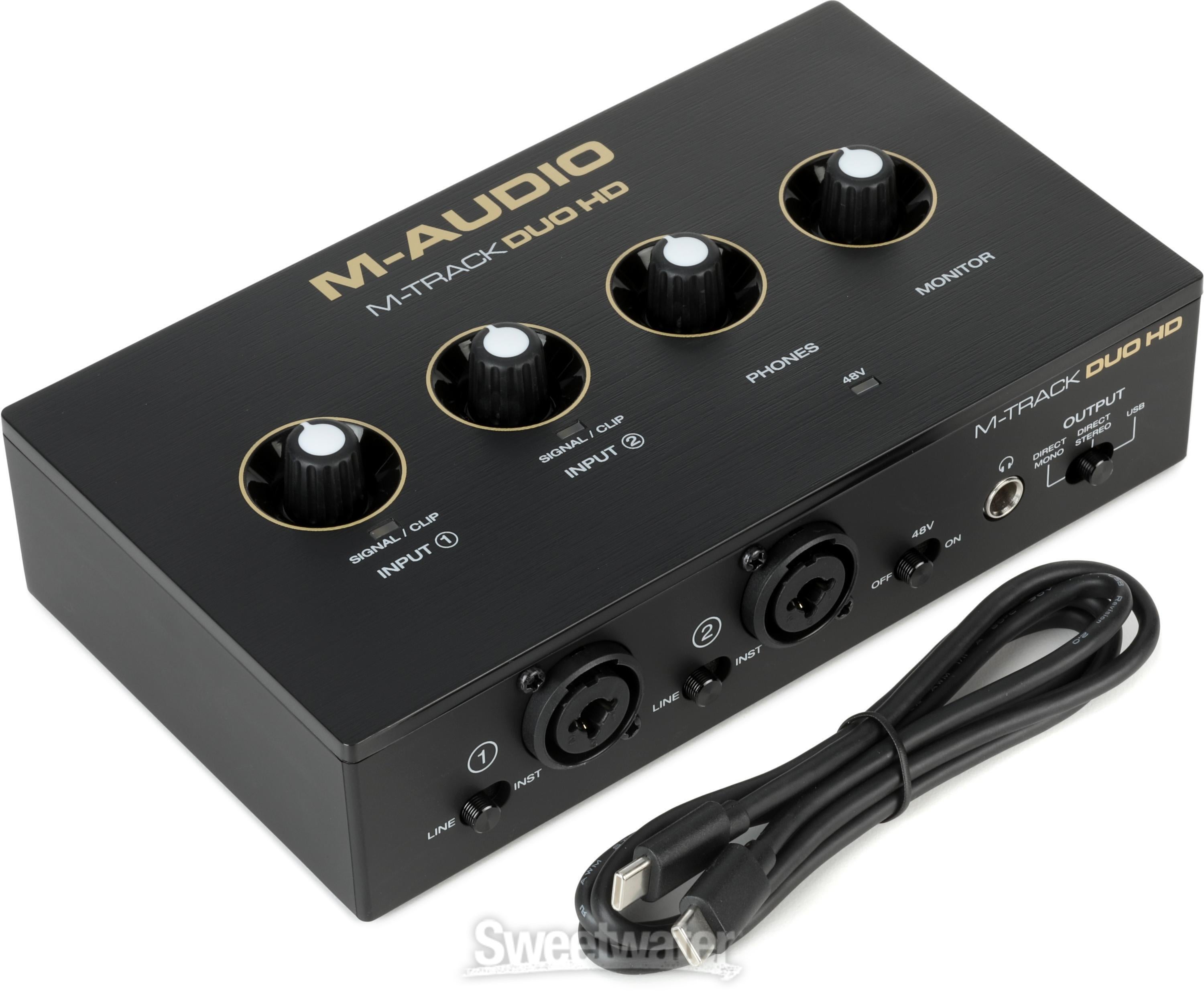 M-Audio M-Track Duo HD USB-C Audio Interface | Sweetwater