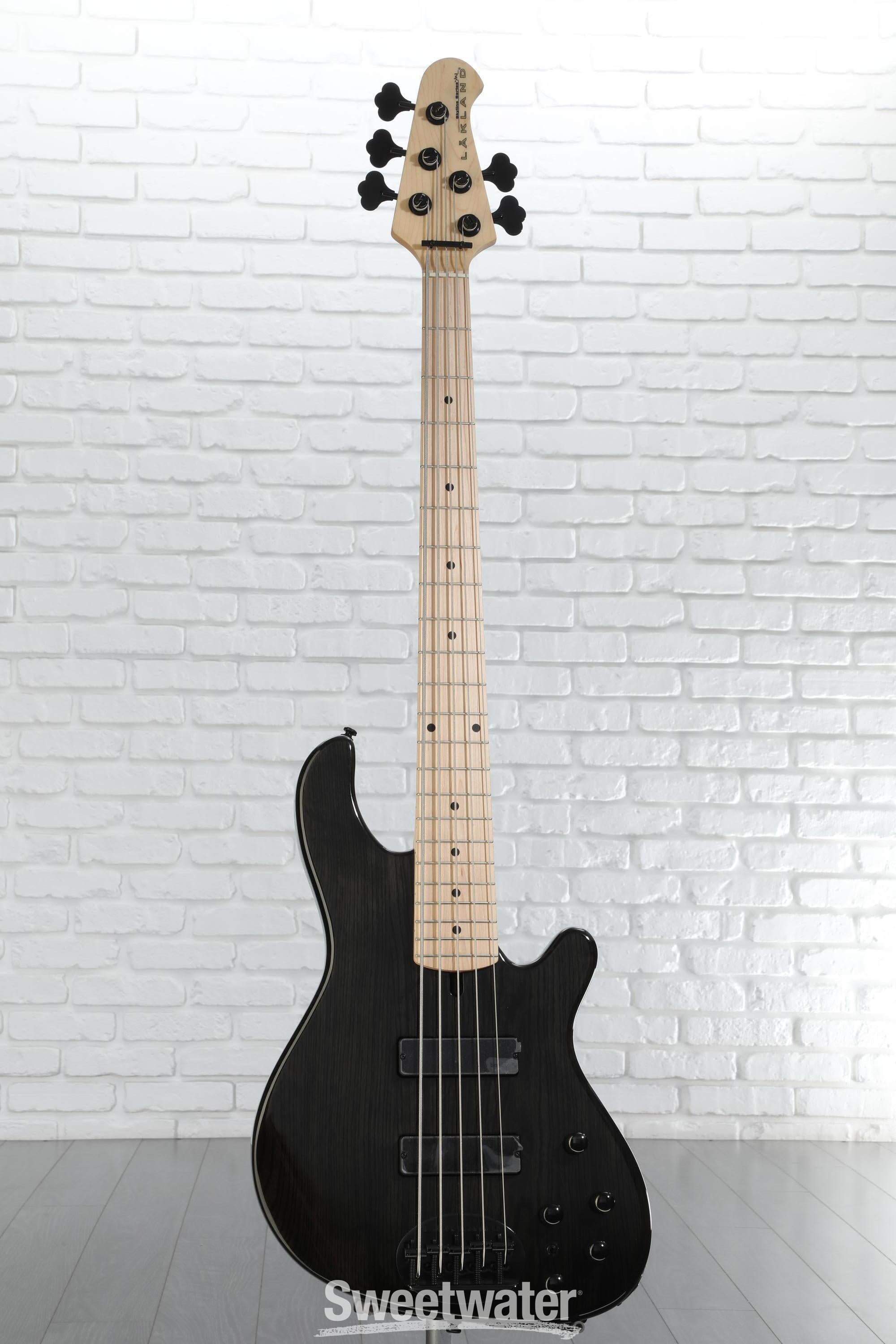 Lakland Skyline 55-OS Offset Bass Guitar - Trans Black Lakland Skyline 55-OS Offset Bass Guitar - Trans Black