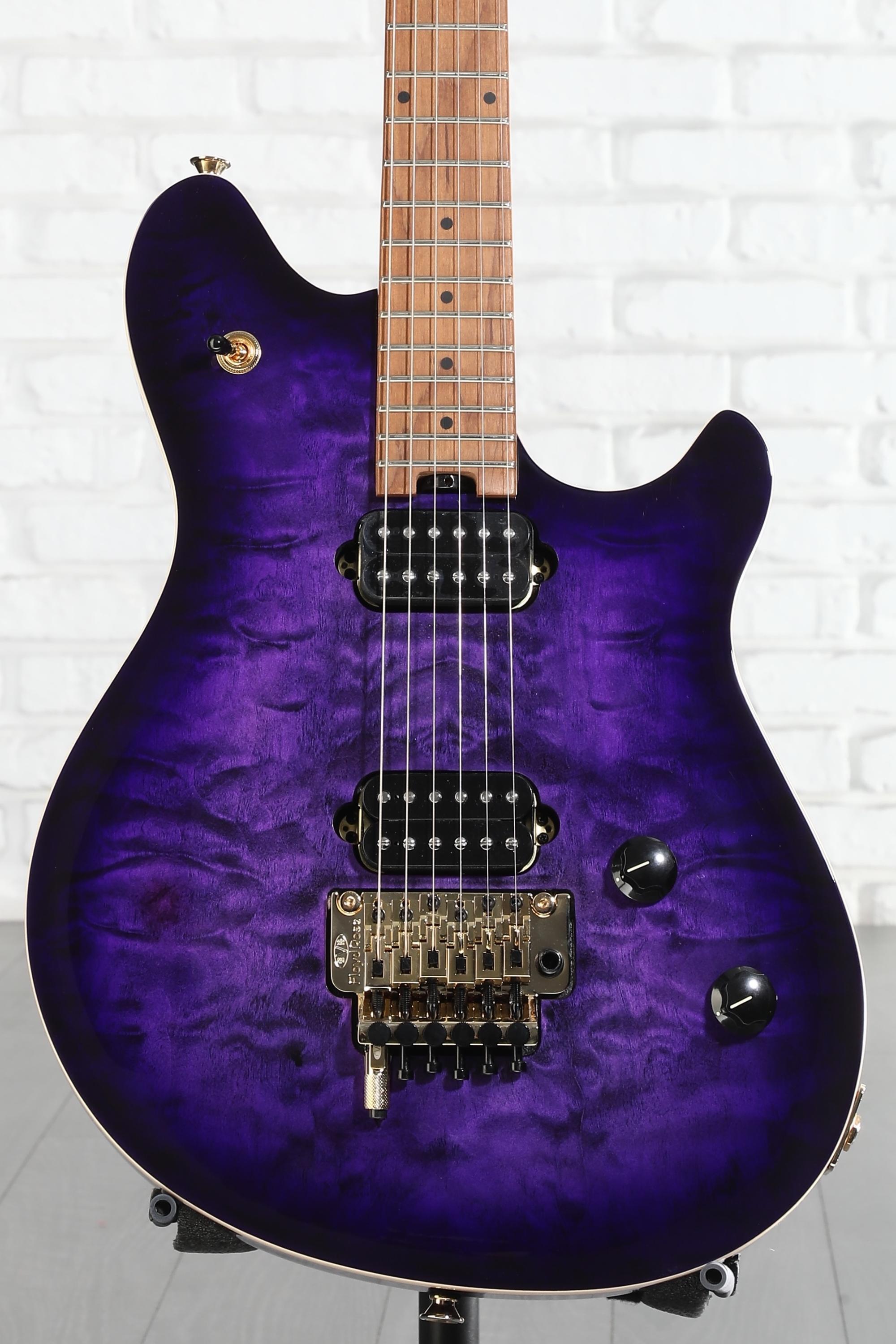 EVH Wolfgang Special QM Electric Guitar - Purple Burst | Sweetwater