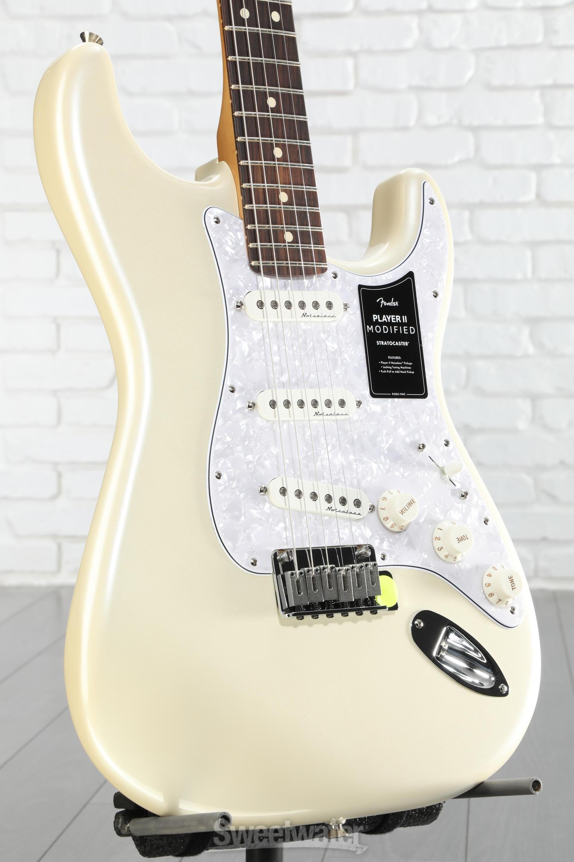 Fender Player II Modified Stratocaster Electric Guitar - Olympic