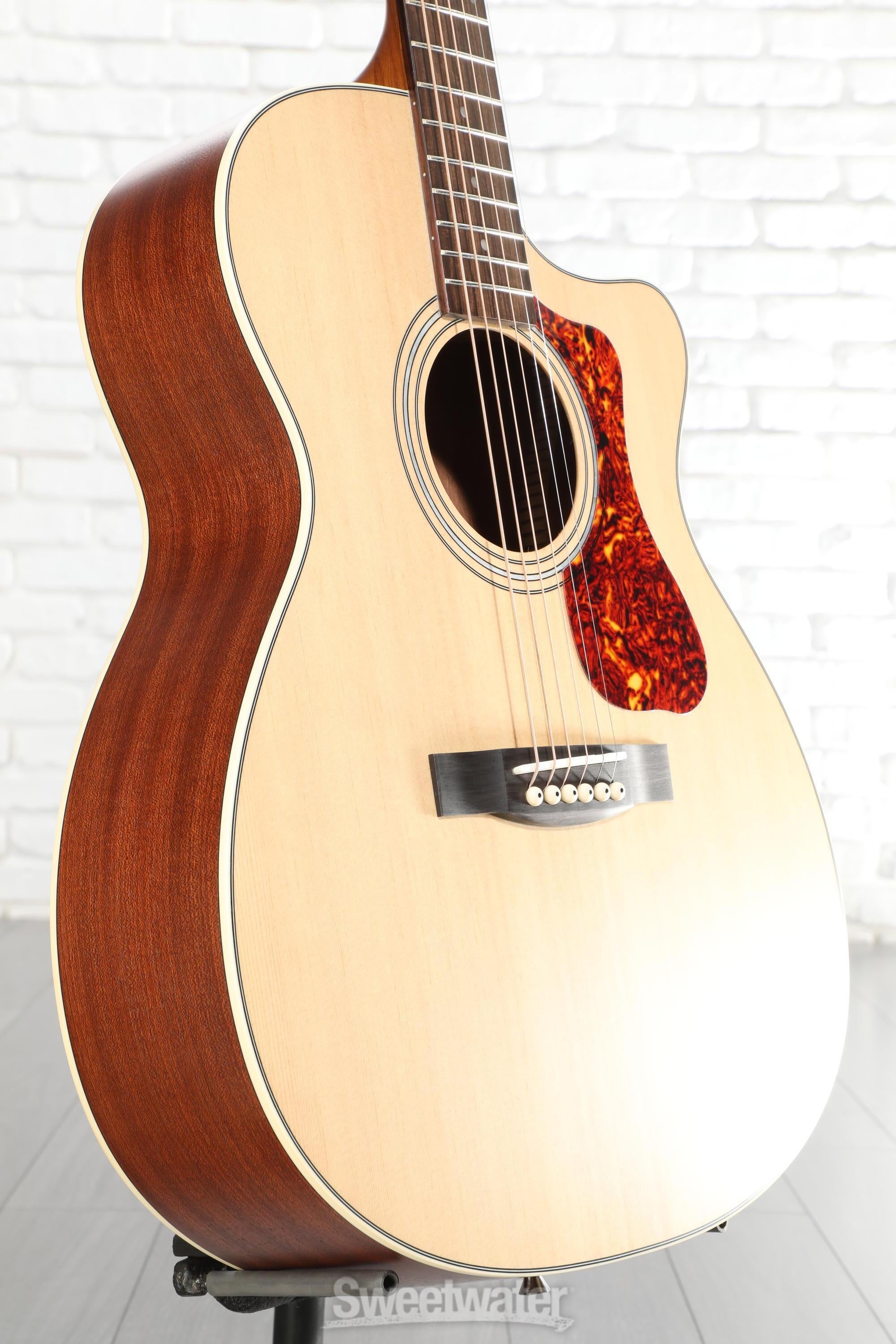 Guild OM-240CE, Orchestra Acoustic-Electric Guitar - Natural