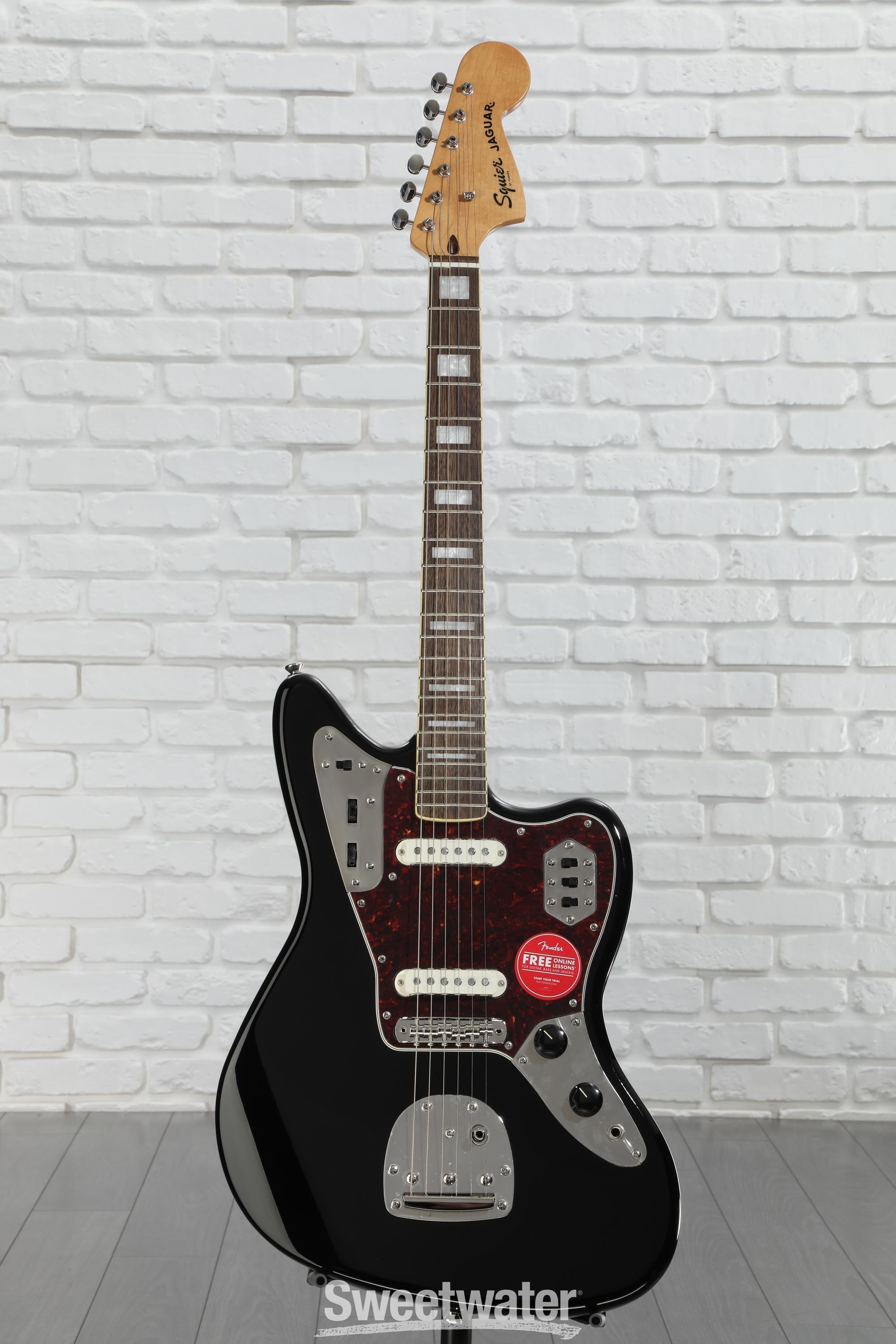 Squier Classic Vibe '70s Jaguar - Black | Sweetwater